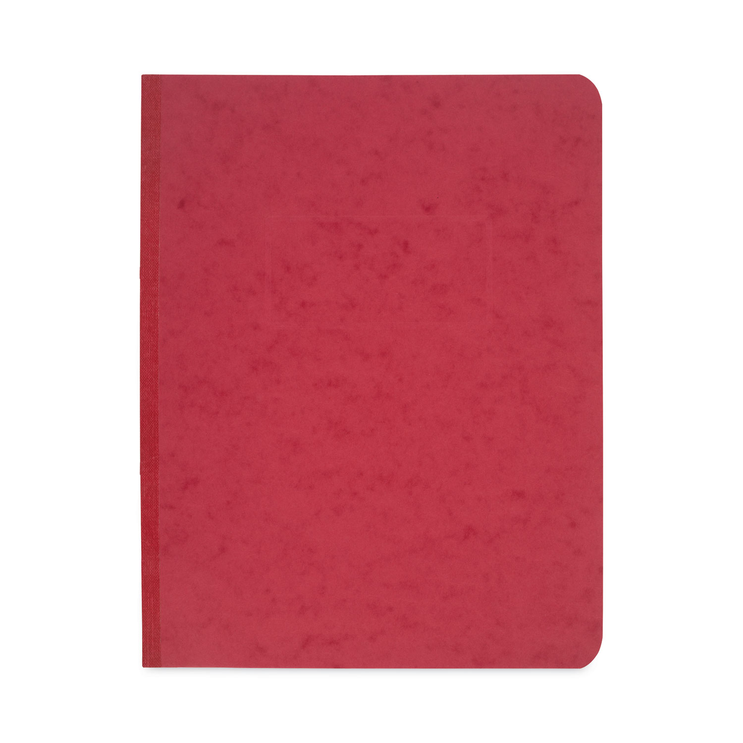 Pressboard Report Cover with Tyvek Reinforced Hinge, Two-Piece Prong Fastener, 3″ Capacity, 8.5 x 11, Red/Red