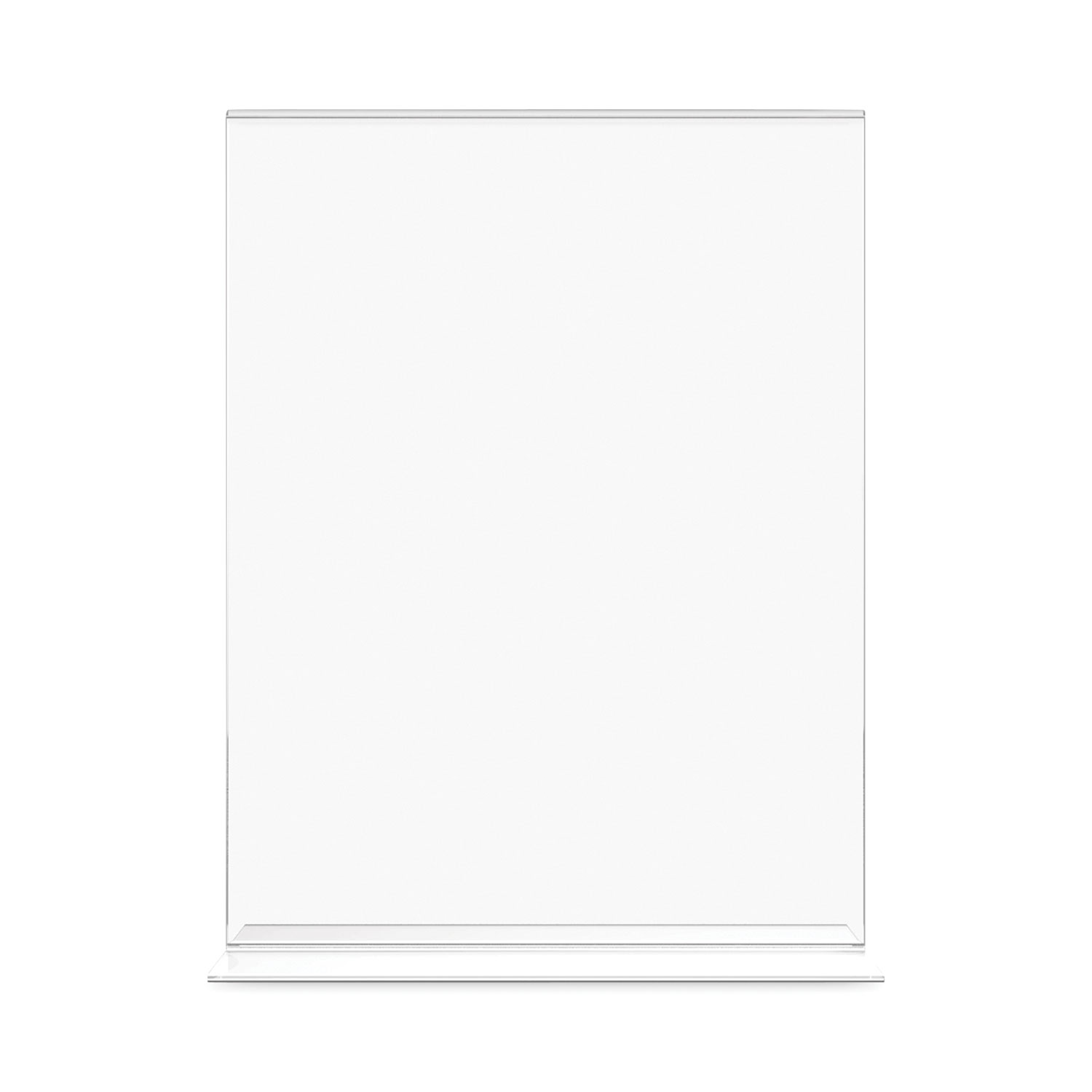 Classic Image Double-Sided Sign Holder, 8.5 x 11 Insert, Clear