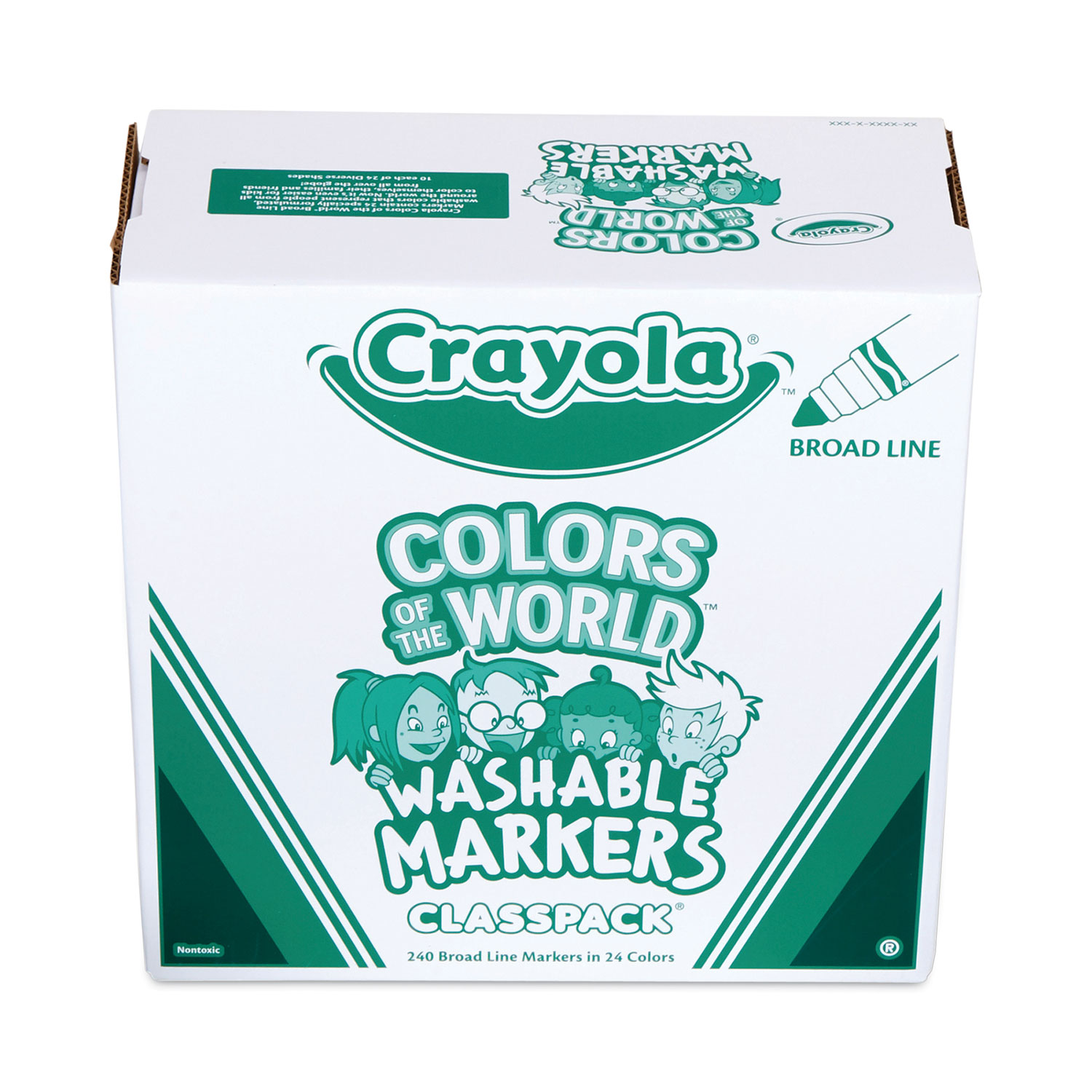 Crayola Fine Line Markers, 24 Count