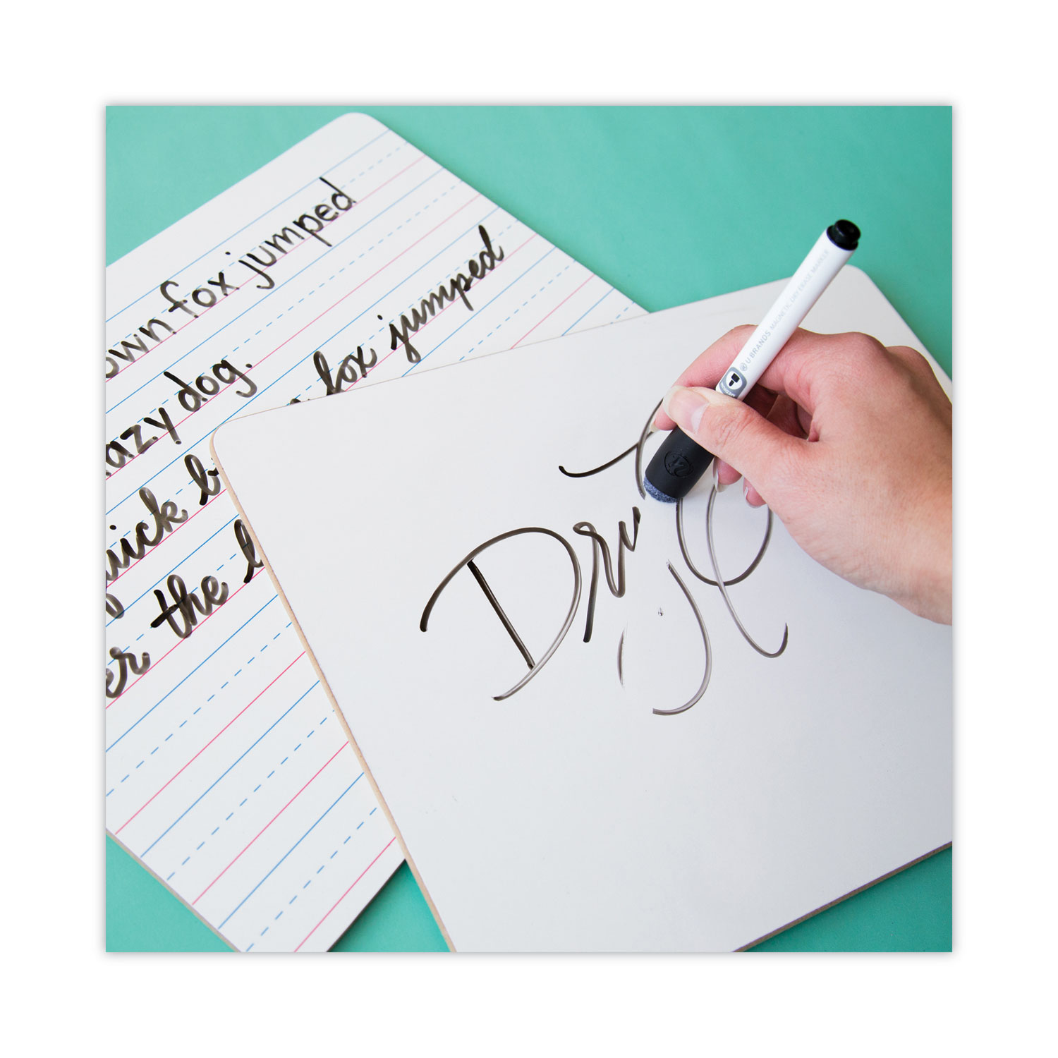Handwriting & Lettering Practice Sheet Dry Erase Board
