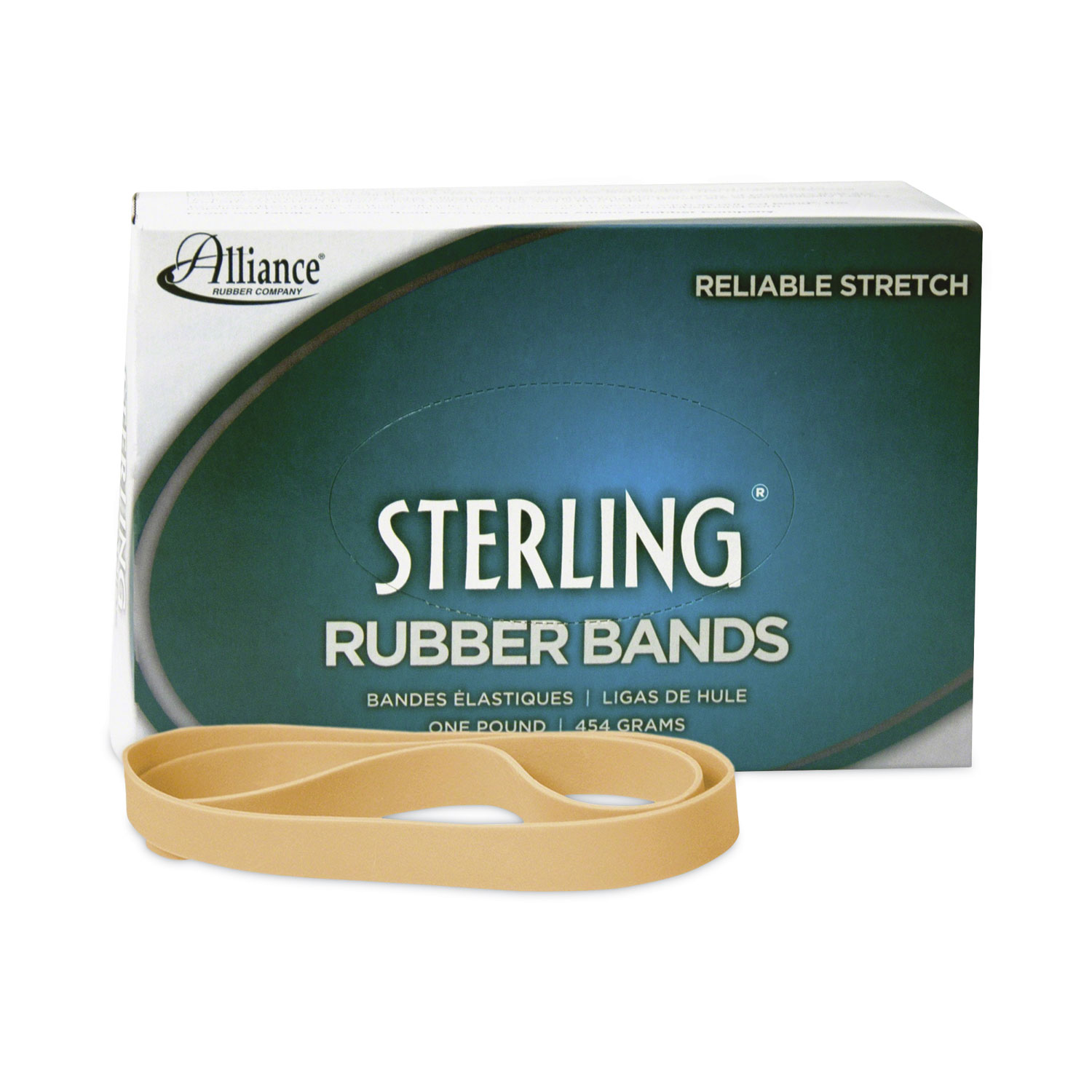 Sterling Rubber Bands, Size 105, 0.05″ Gauge, Crepe, 1 lb Box, 70/Box