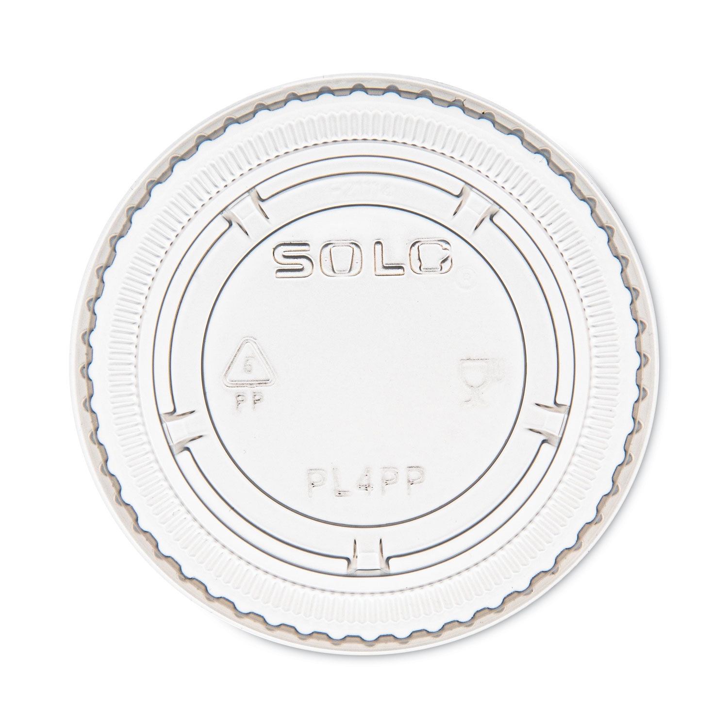 Portion/Souffle Cup Lids, Fits 3.25 oz/4 oz/5.5 oz Portion Containers, Plastic, Clear, 125/Sleeve, 20 Sleeves/Carton