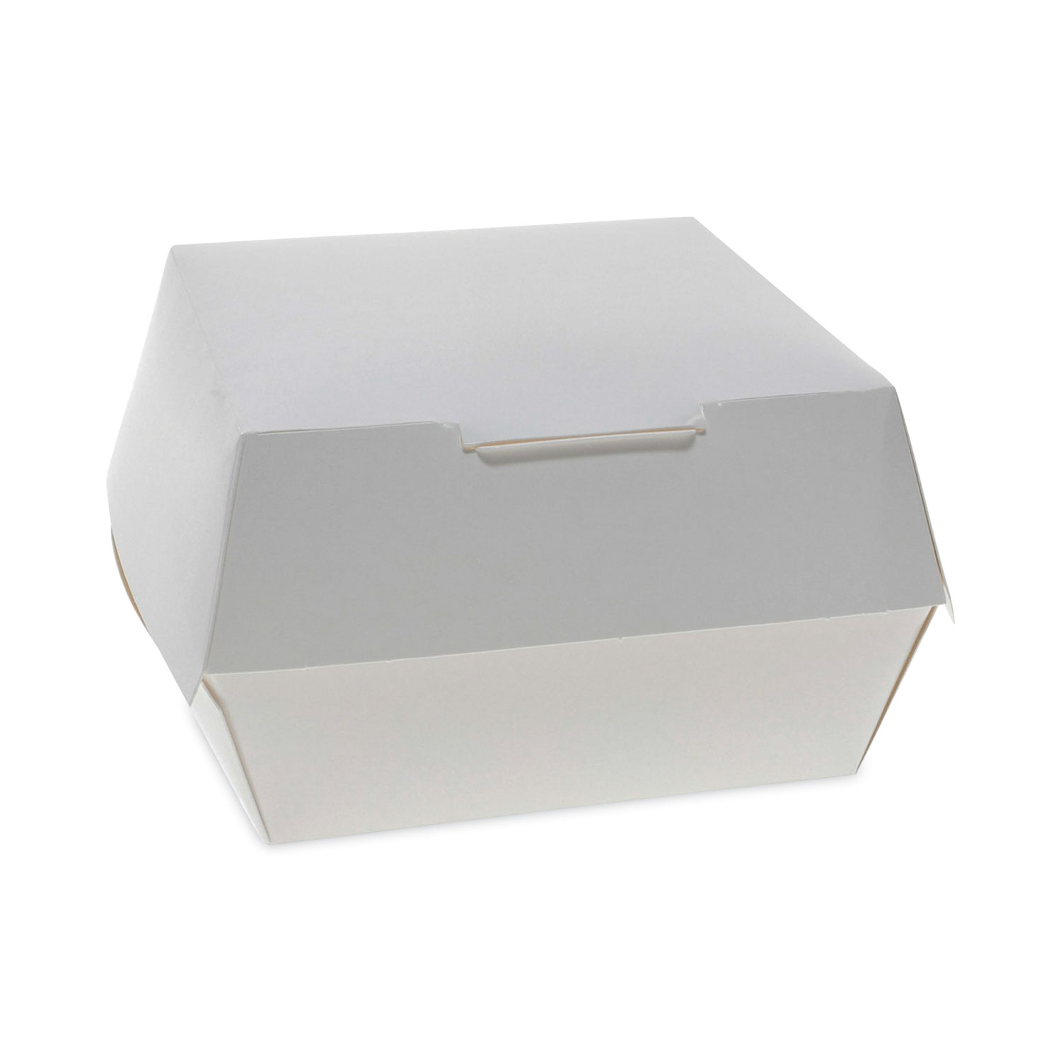 Paperboard Hinged Container, 5″ Hamburger Clamshell, 4.79 x 4.81 x 2.75, Paper, 500/Carton