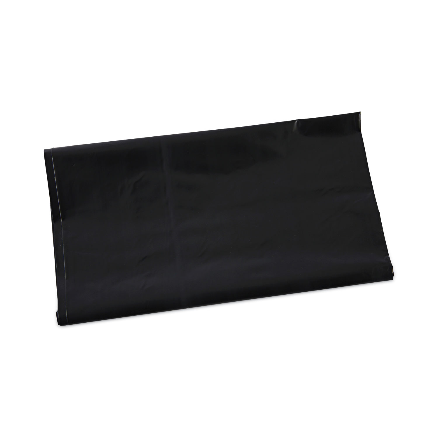 Linear Low Density Industrial Can Liners, 45 gal, 1.7 mil, 40″ x 46″, Black, Flat Pack, 100/Carton