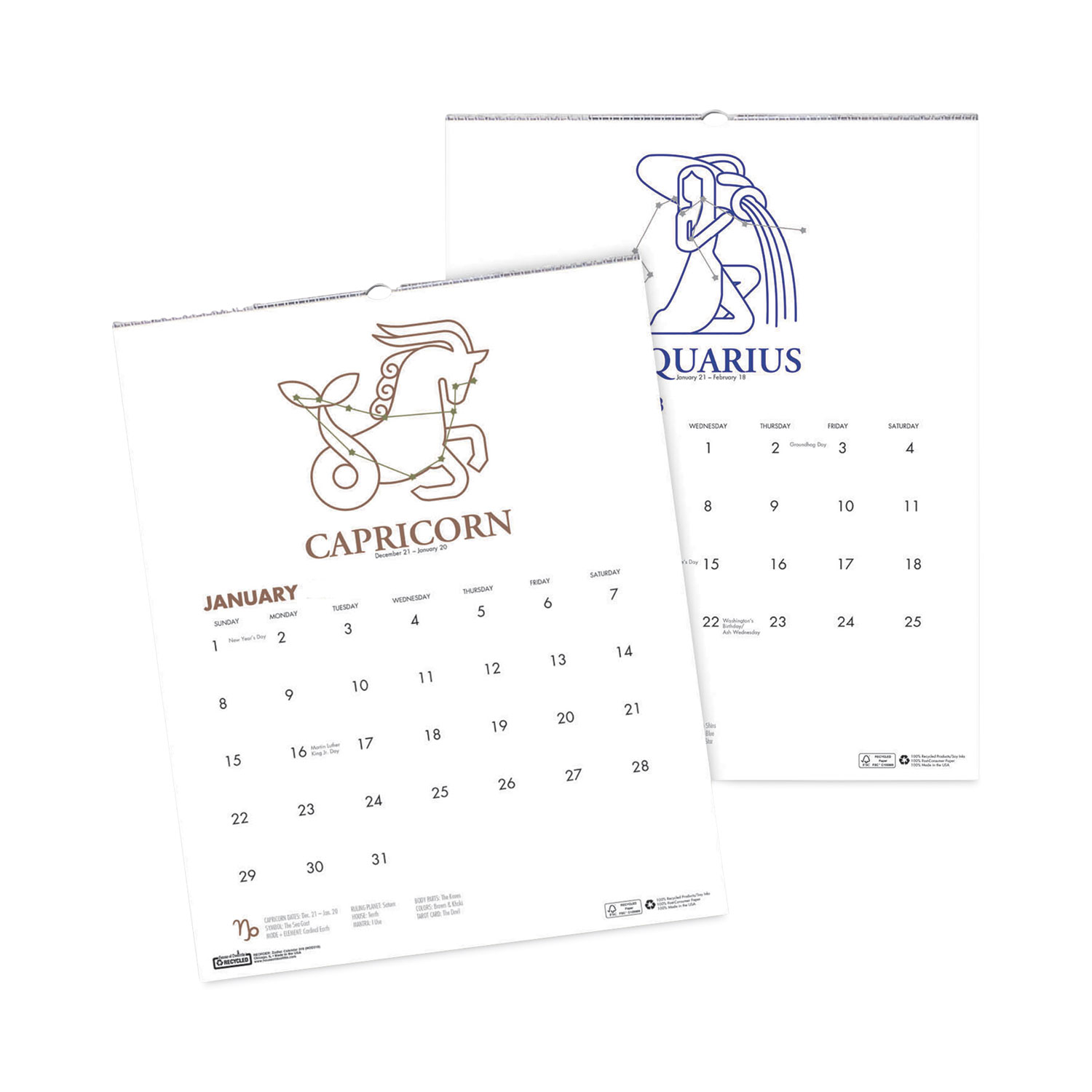 Calendar Grids 2024 Stamps Brushes - Design Cuts