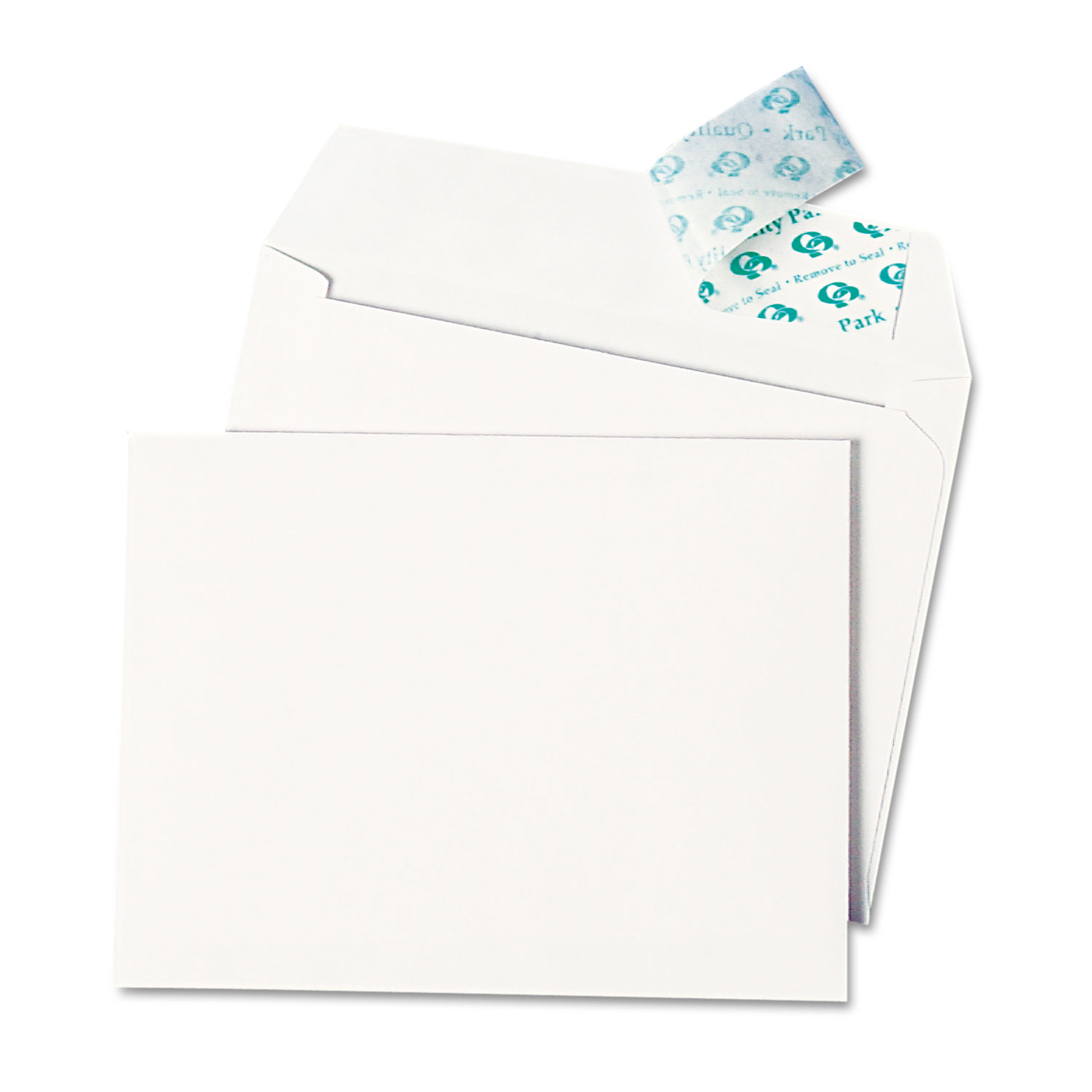 Redi Strip Greeting Card/Invitation Envelope, #5 1/2, White,100/BX