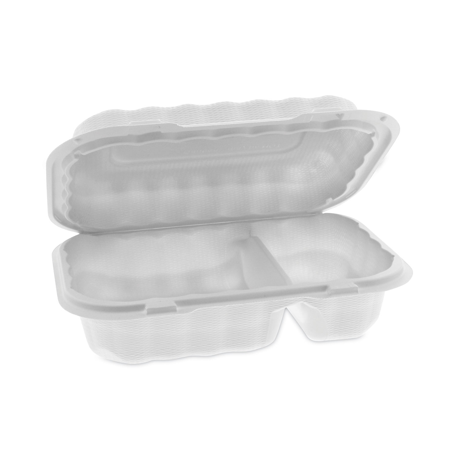 3 SMALL CLEAR PLASTIC ATTACHED LID CONTAINERS