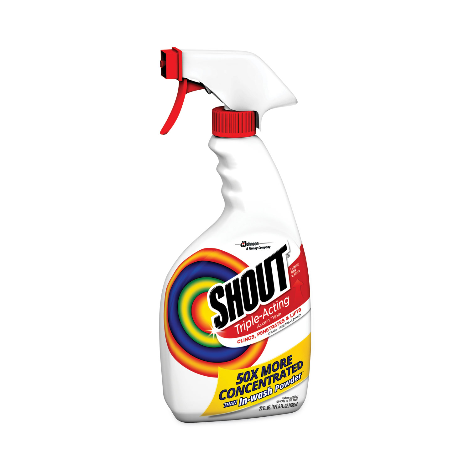 Shout Triple-Acting Spray Laundry Stain Remover Review - Consumer