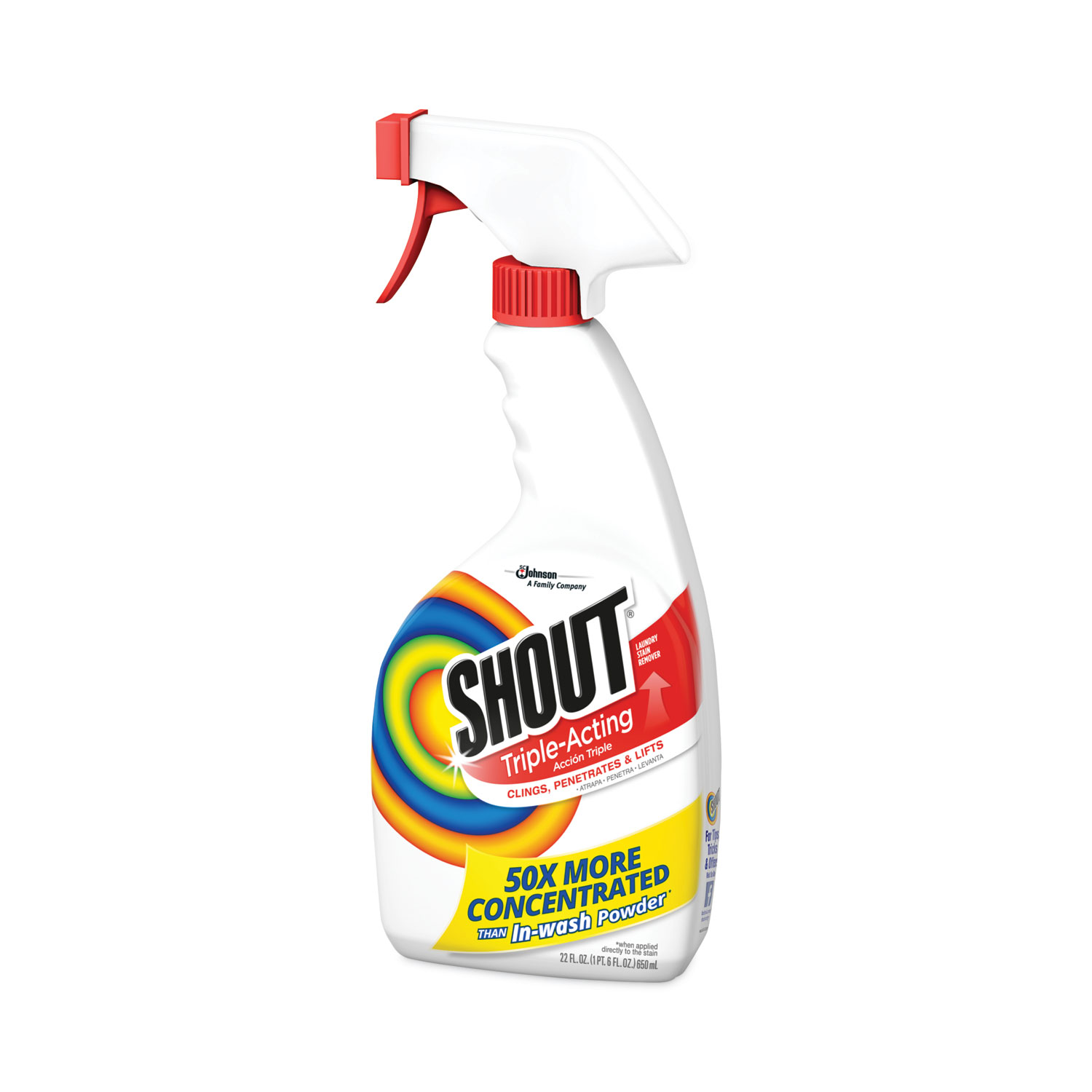 Shout Triple-Acting Spray Laundry Stain Remover Review - Consumer