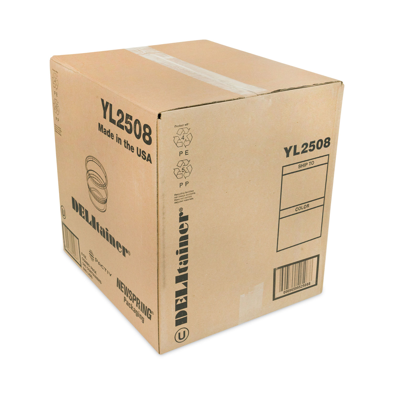 16oz Deli Microwavable Container Combo Pack, Translucent, 240/Carton -  mastersupplyonline