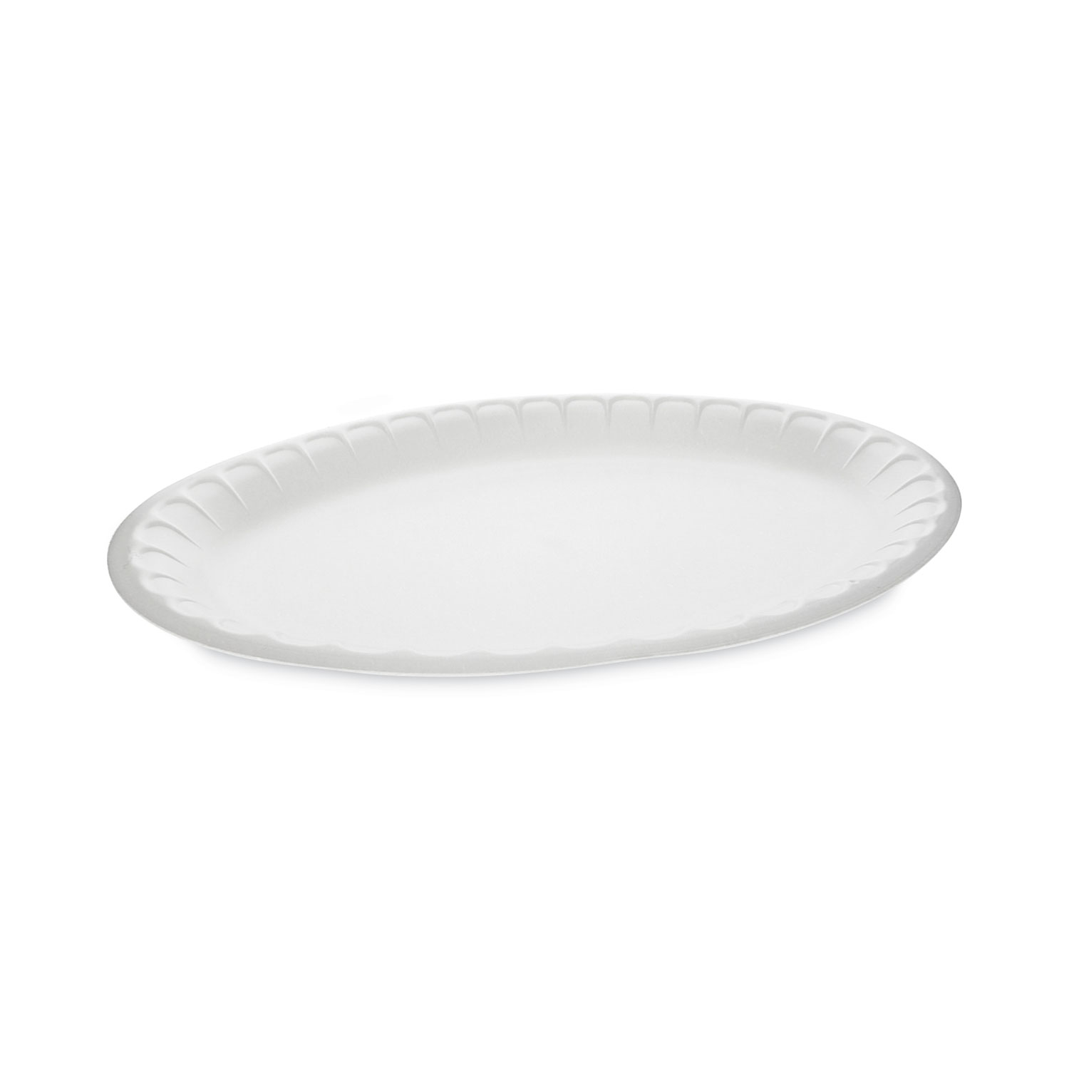Placesetter Satin Non-Laminated Foam Dinnerware, 3-Compartment Plate, 9
