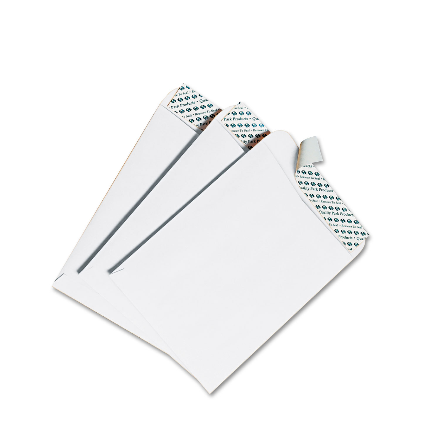 Redi Strip Catalog Envelope, 12 x 15 1/2, White, 100/Box