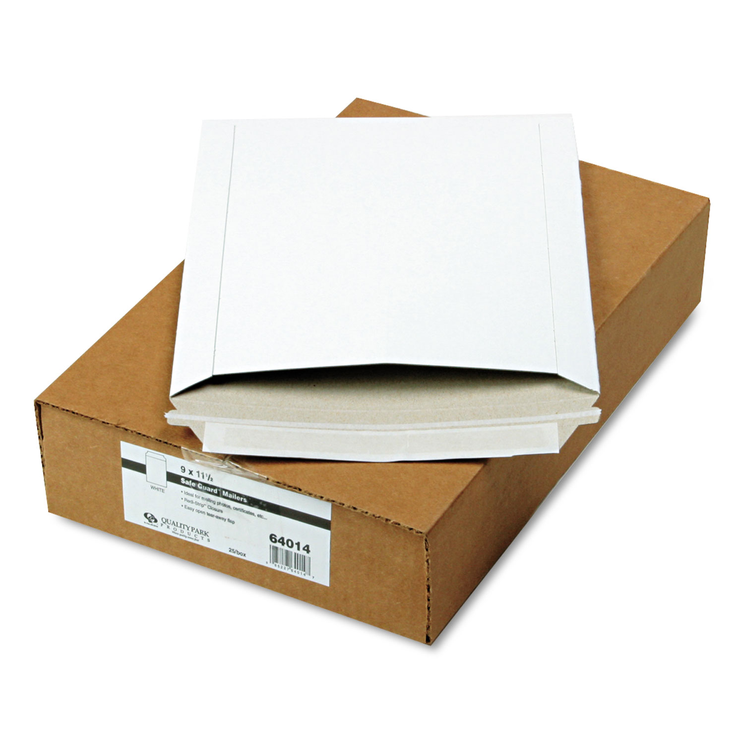 Photo/Document Mailer, Redi Strip, 9 x 11 1/2, White, 25/Box