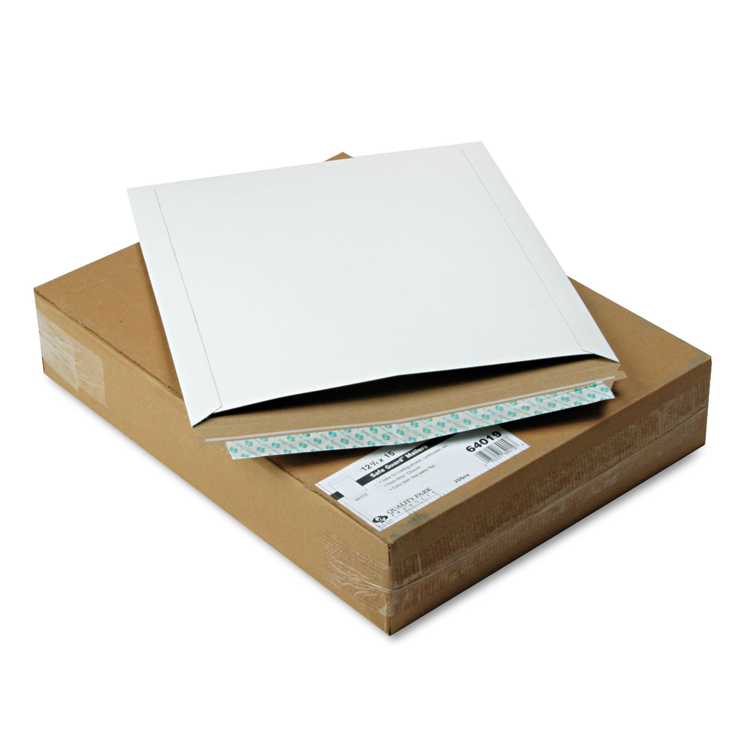 Photo/Document Mailer, Redi Strip, 12 3/4 x 15, White, 25/Box