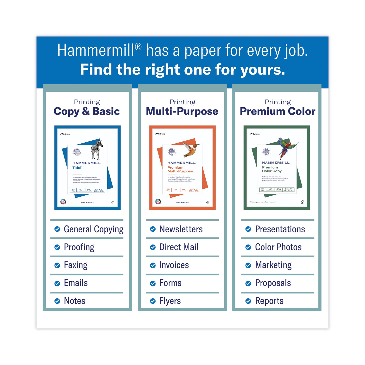 Hammermill Paper for Copy 8.5x11 Laser, Inkjet Colored Paper - Canary -  Recycled - 30% Recycled Content - HAM103341 