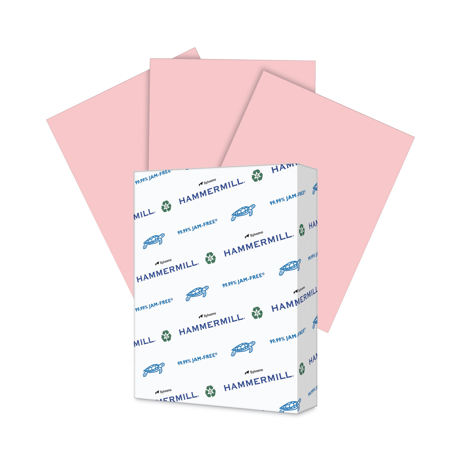 Hammermill Recycled Colored Paper 20lb 8-1/2 x 11 Pink 500 Sheets/Ream