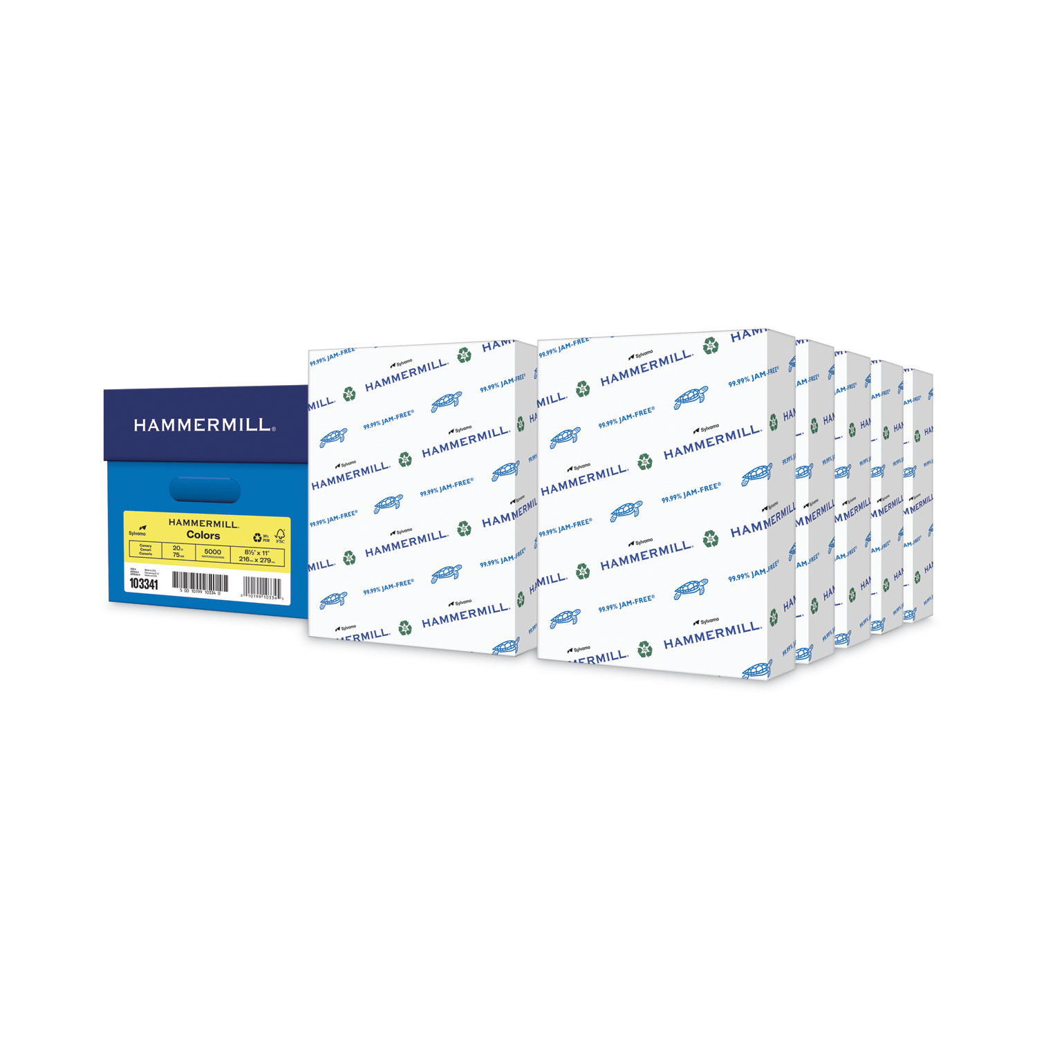 Premium Multipurpose Copy Paper, 97 Bright, 20 lb Bond Weight, 8.5 x 11,  White, 500 Sheets/Ream, 5 Reams/Carton