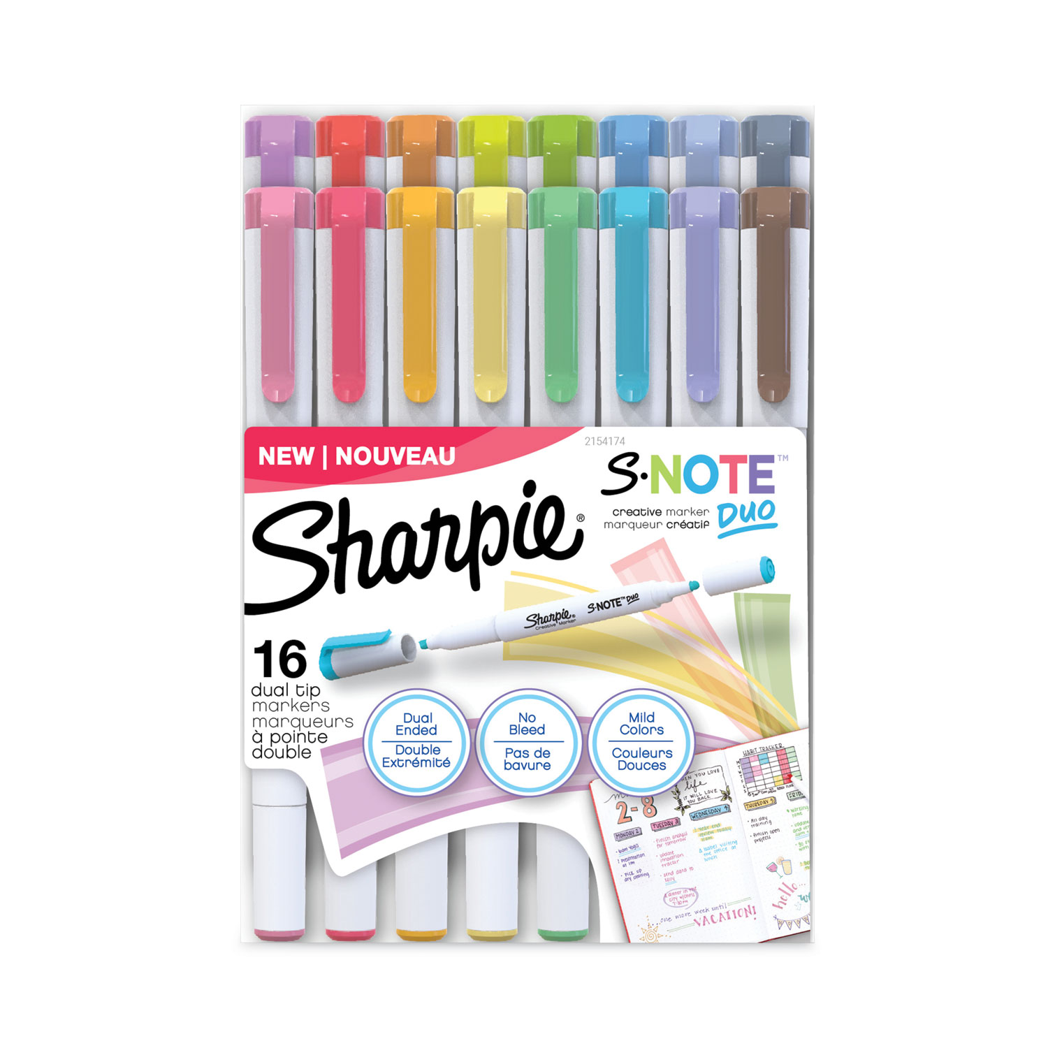 Sharpie S Note Highlighters Chisel Tip Assorted Colors Pack Of 12