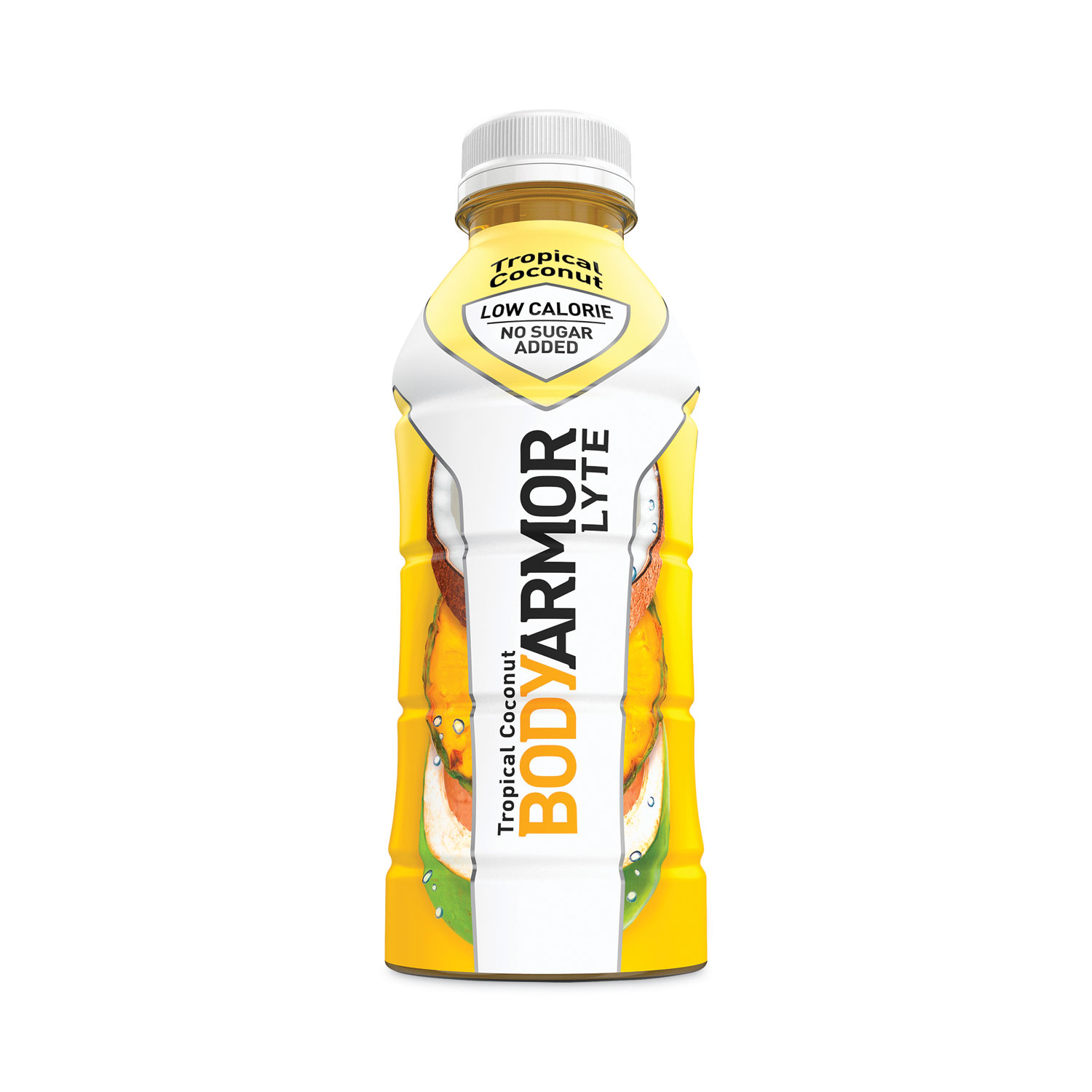 BodyArmor LYTE Sports Drink, Tropical Coconut, 16 oz Bottle, 12/Pack