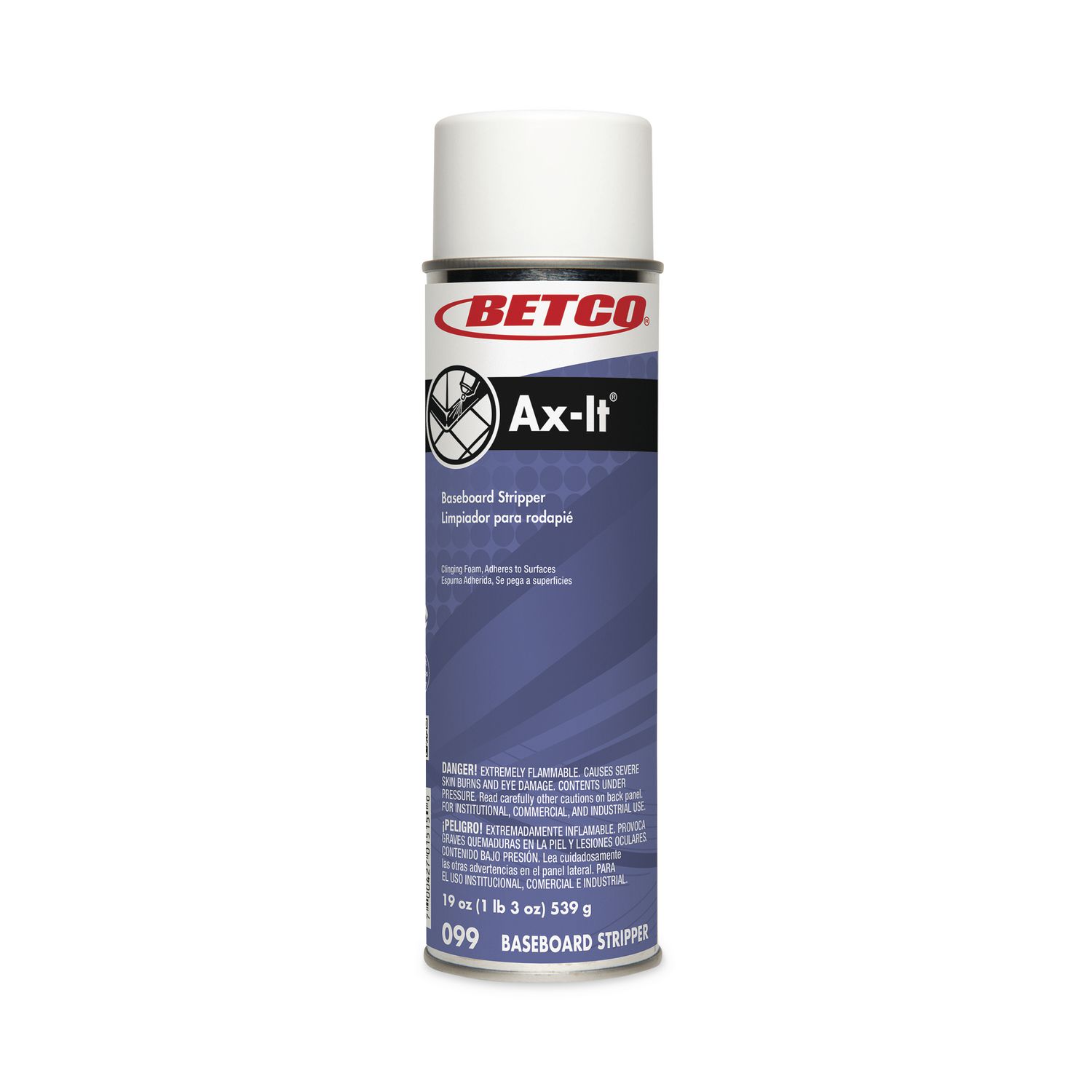 Ax-It Aerosol Baseboard Stripper, Sassafras Scent, 19 oz Aerosol Spray