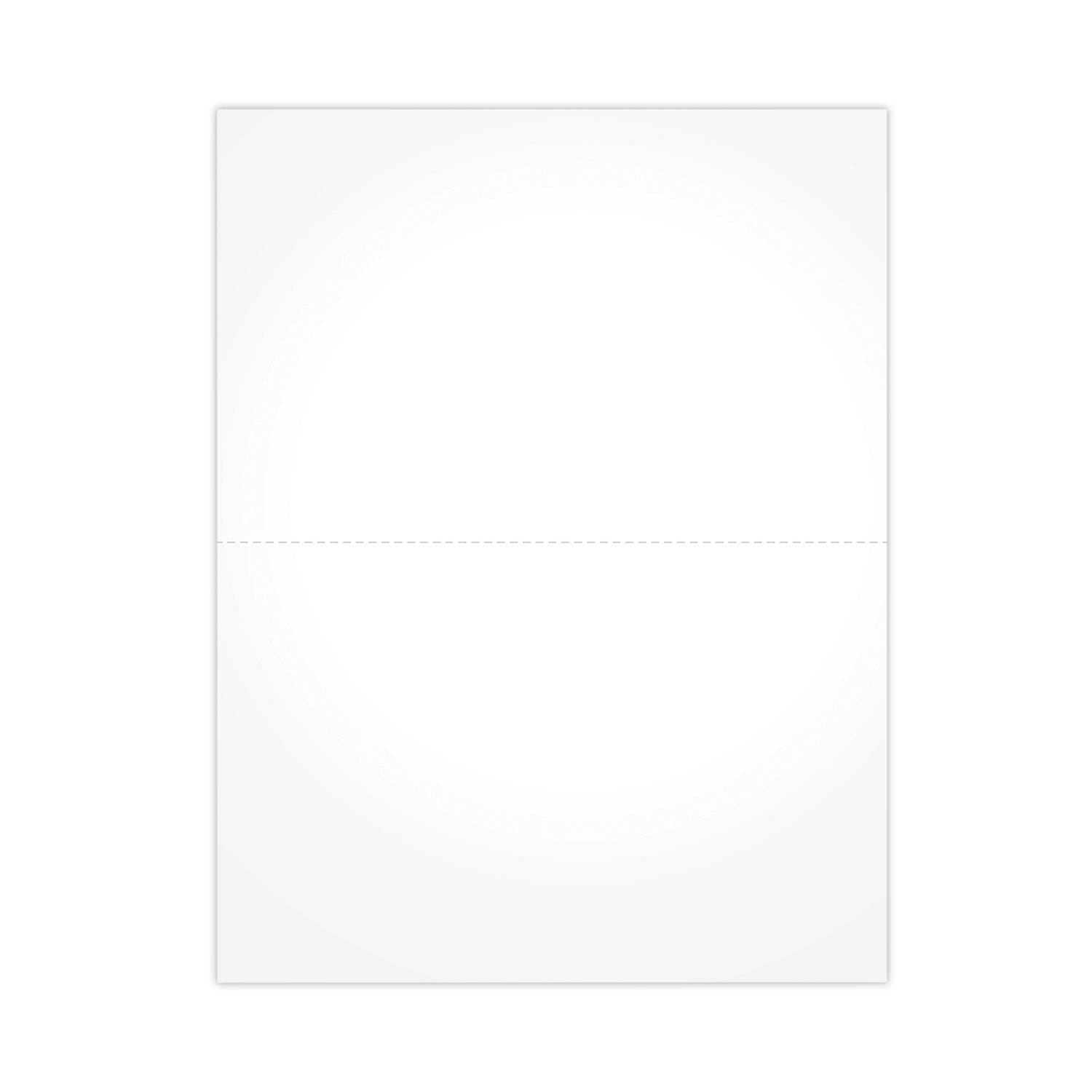 Blank Cut Sheets for W-2 Tax Forms, 2-Down Style, 8.5 x 11, White, 50/Pack