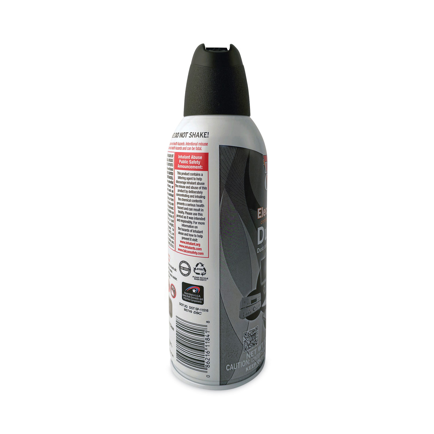 Disposable Compressed Air Duster, 12 oz Can 