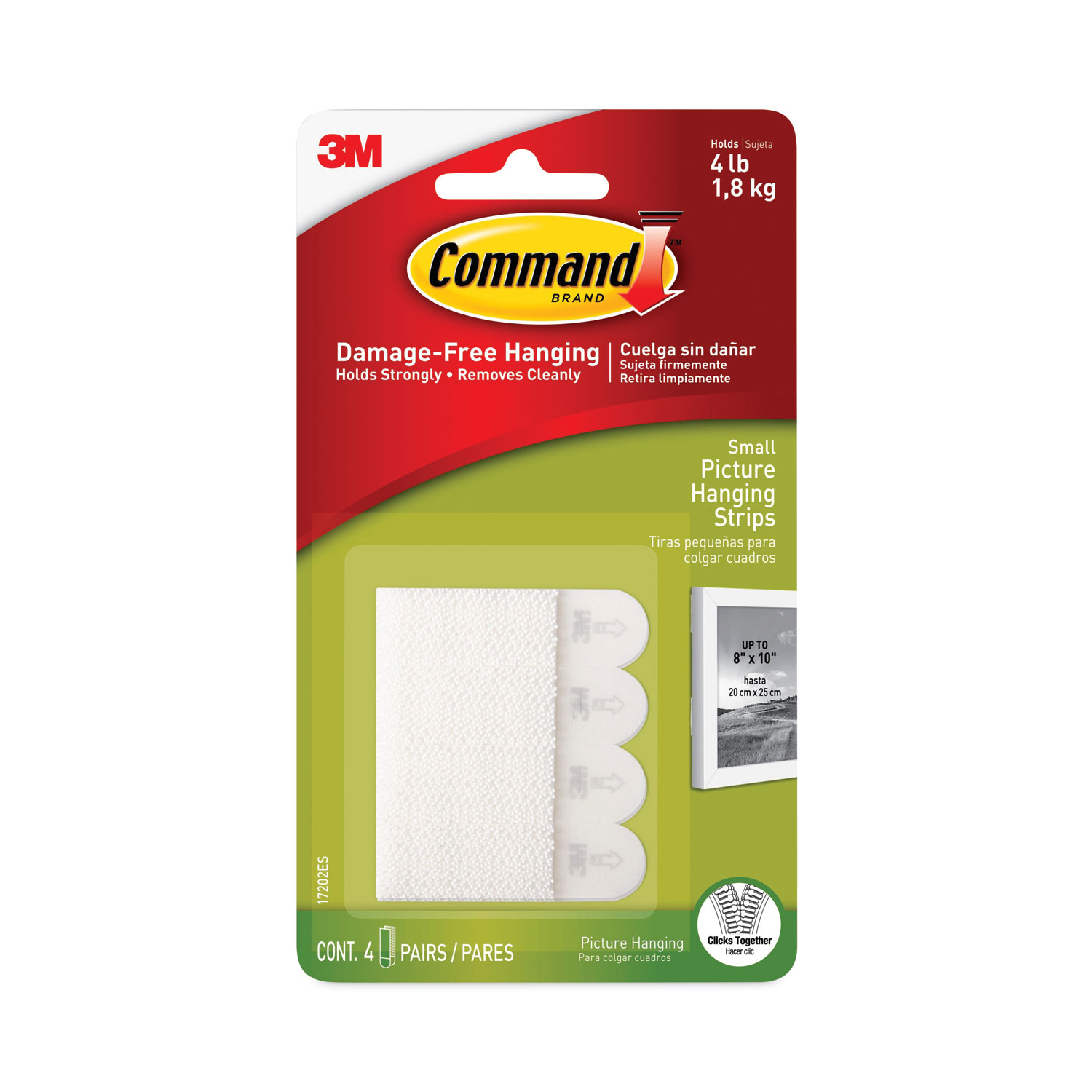 Command Medium Picture Hanging Strips 22 Pairs 44 Command Strips Damage  Free White - Office Depot
