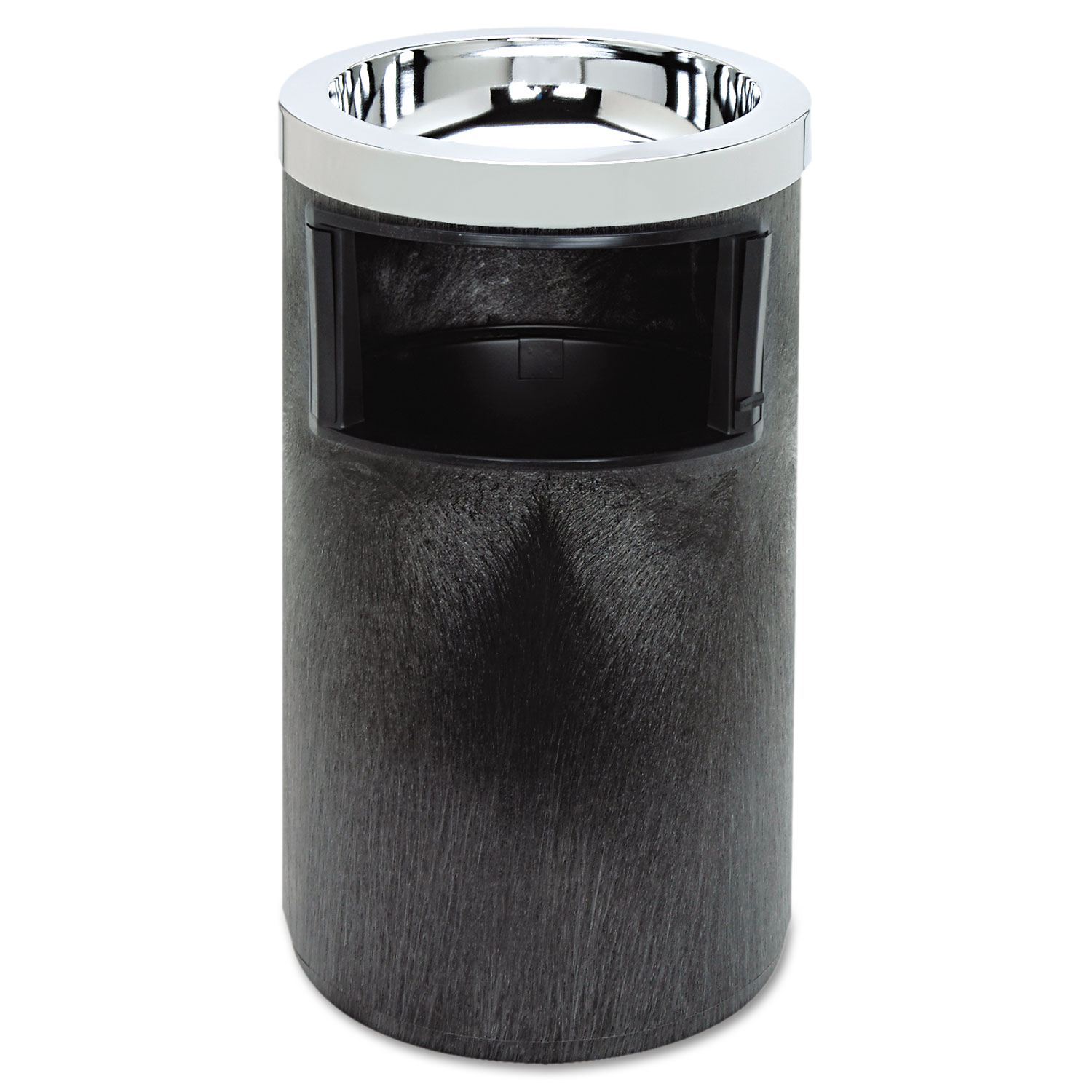  Rubbermaid Commercial FG258600BLA Smoking Urn with Ashtray and Metal Liner, 2 gal, 19.5h x 12.5 dia, Black (RCP258600BLA) 