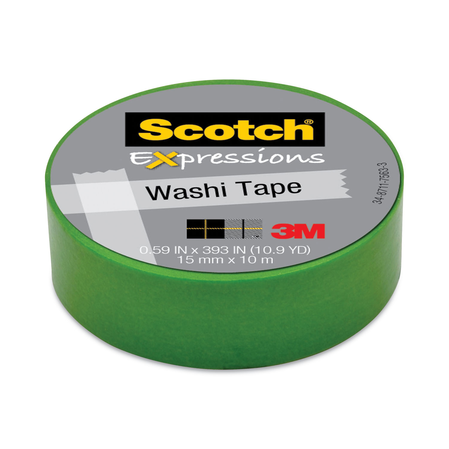 Scotch Expressions Black Masking Tape - 20 yd