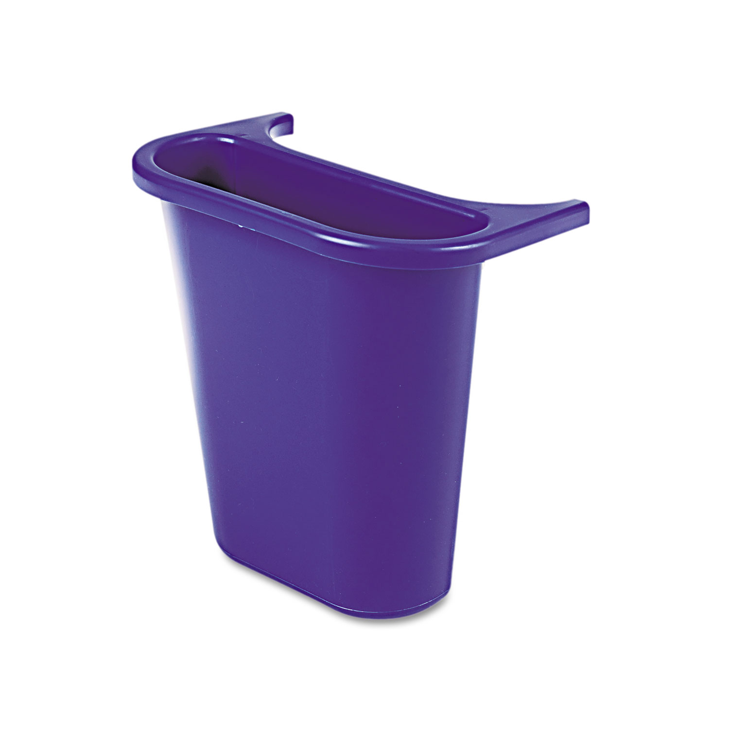  Rubbermaid Commercial FG295073BLUE Wastebasket Recycling Side Bin, Attaches Inside or Outside, 4.75 qt, Blue (RCP295073BE) 