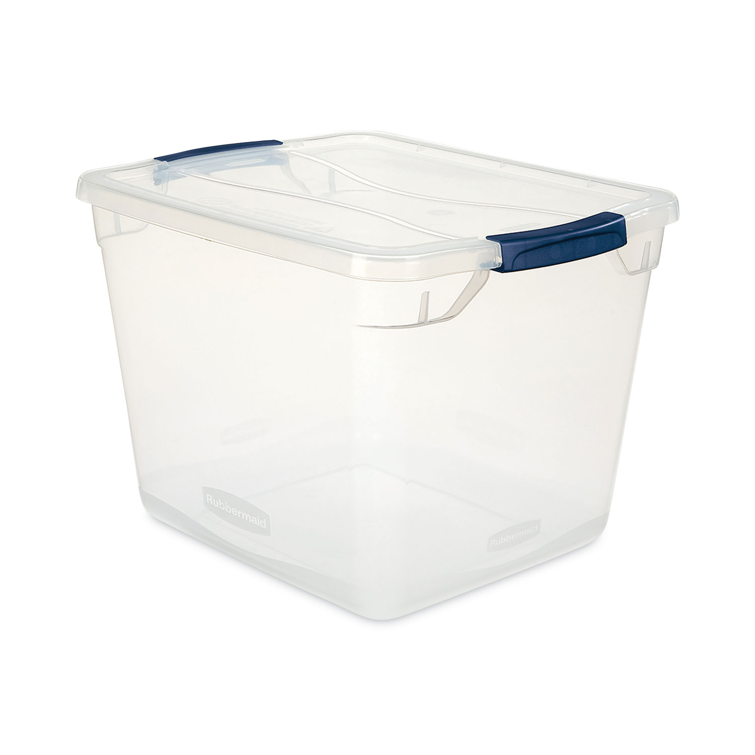 Rubbermaid® Clever Store Basic Latch-Lid Container, 30 qt, 13.37 x 18.75  x 10.5, Clear