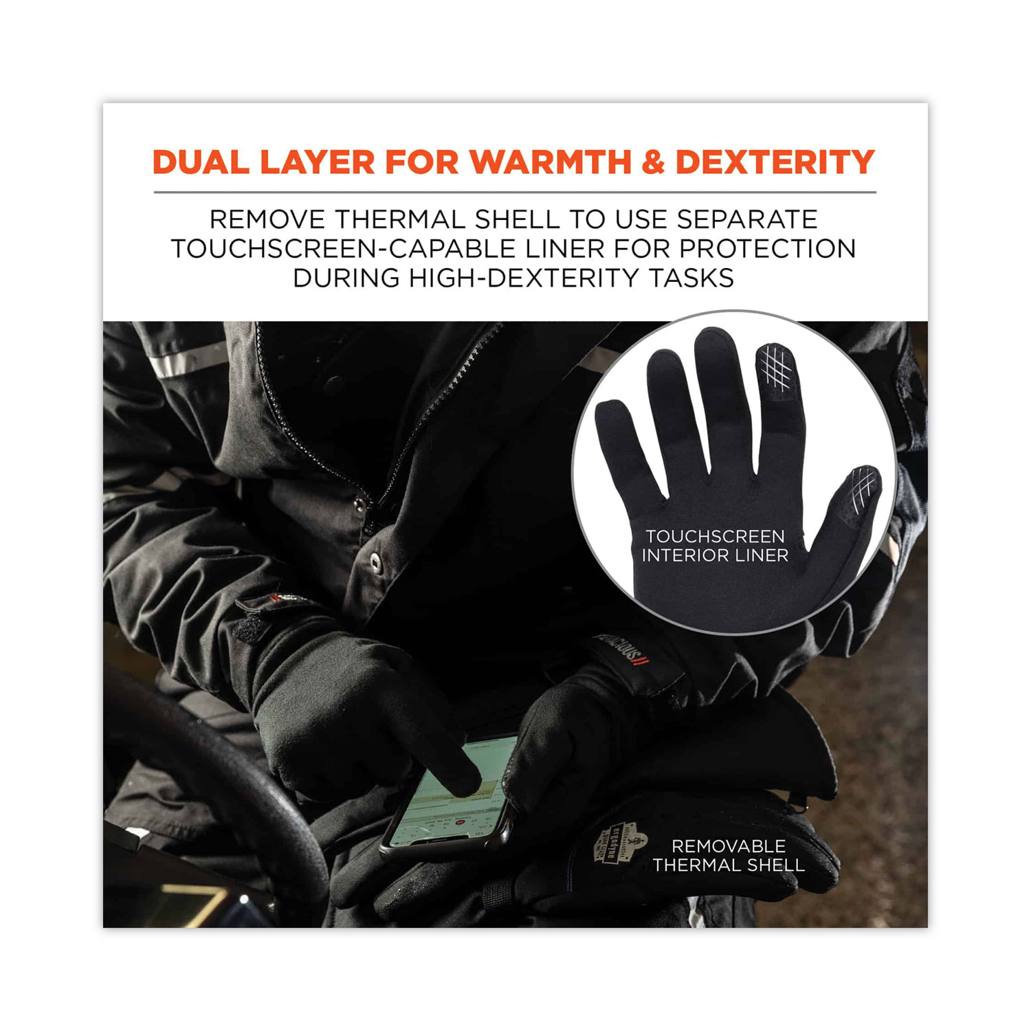 Thermal Waterproof Winter Work Gloves