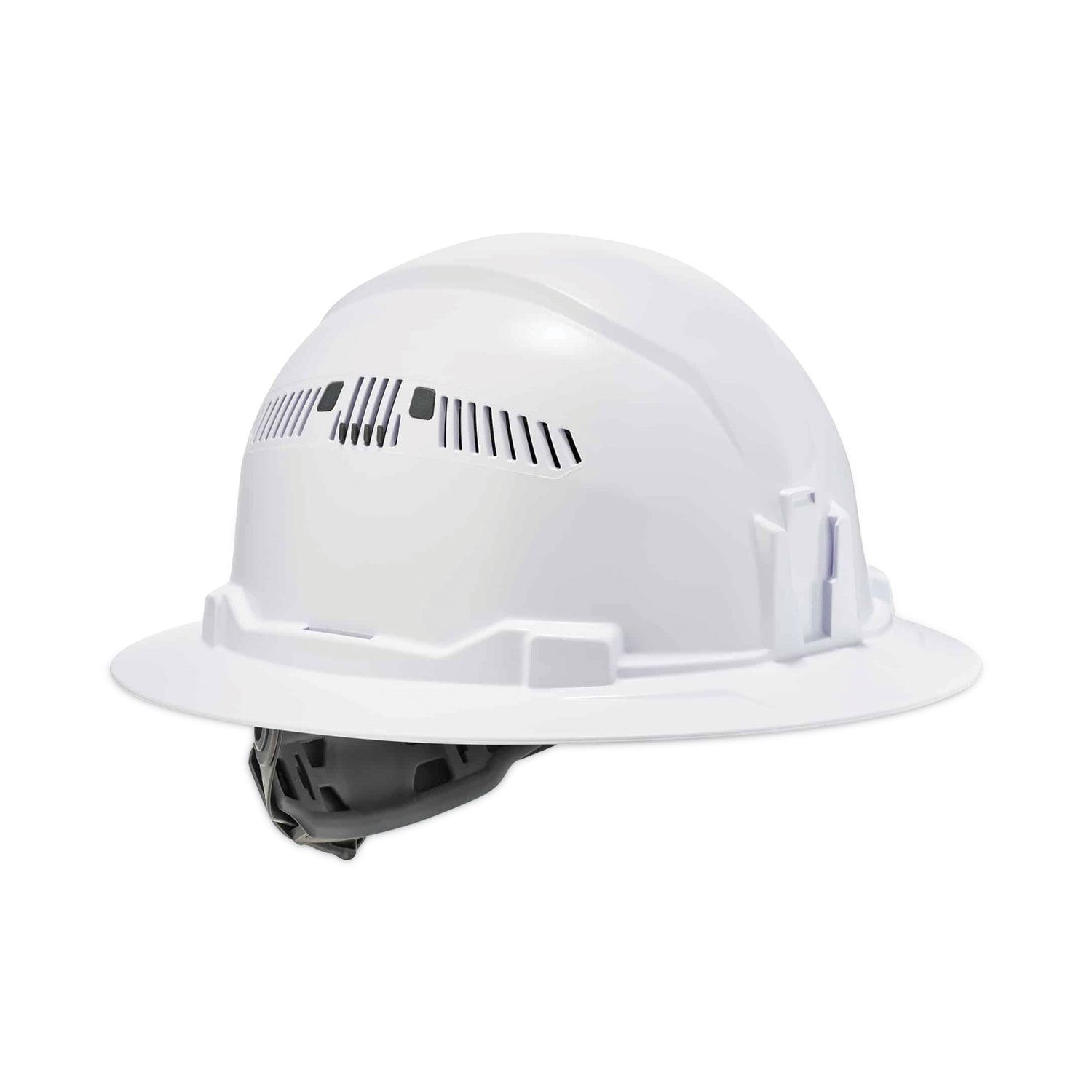 Skullerz 8973 Class C Hard Hat Full Brim, White