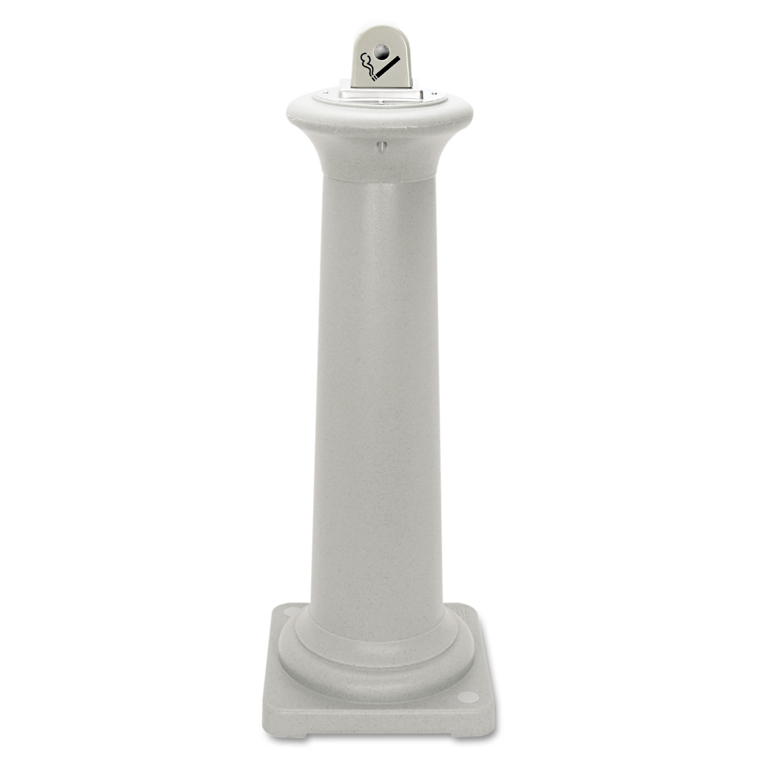 rubbermaid cigarette receptacle Groundskeeper 36 Inch Smoking Management Receptacle, Black Guidance tabs on the collar and base facilitate emptying Infinity Base-Mount Smoking Receptacle |