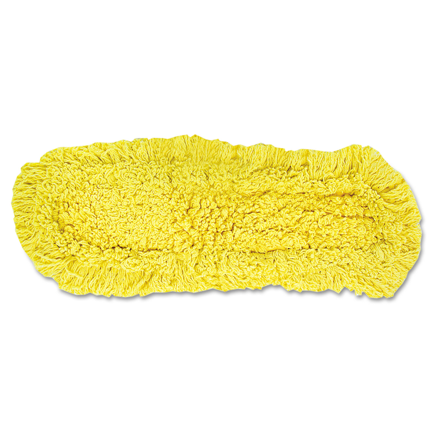  Rubbermaid Commercial FGJ15200YL00 Trapper Commercial Dust Mop, Looped-end Launderable, 5 x 18, Yellow (RCPJ15200YEL) 