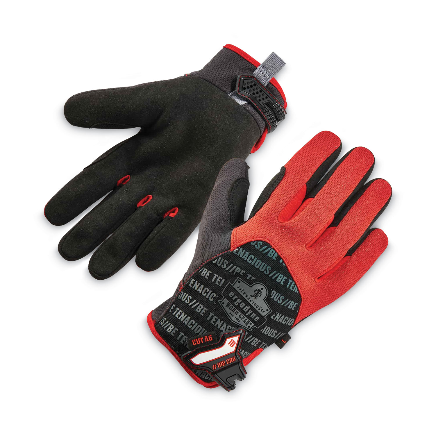 ProFlex 812CR6 ANSI A6 Utility and CR Gloves, Black, Medium, Pair