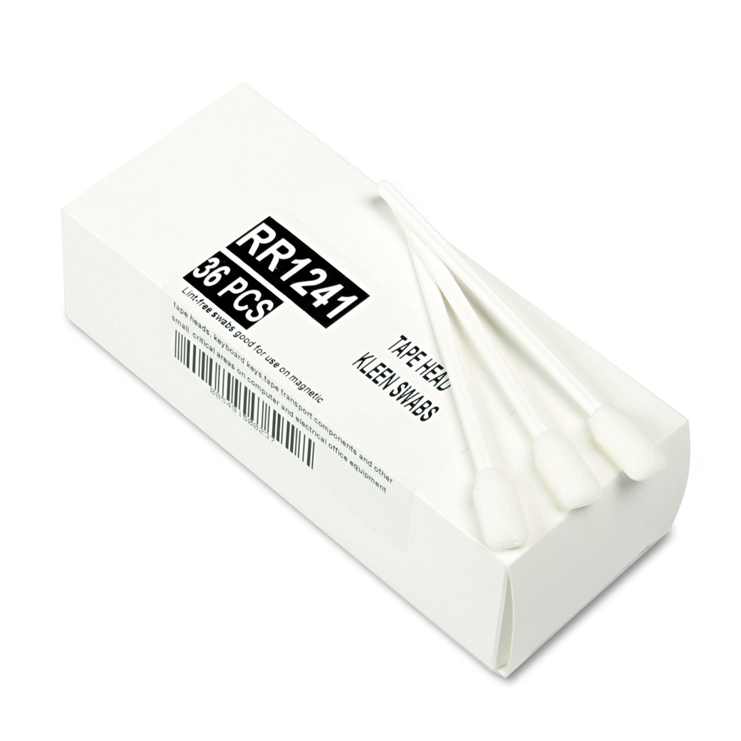  Read Right RR1241 Tape Head Cleaning Swab, 36/Box (REARR1241) 