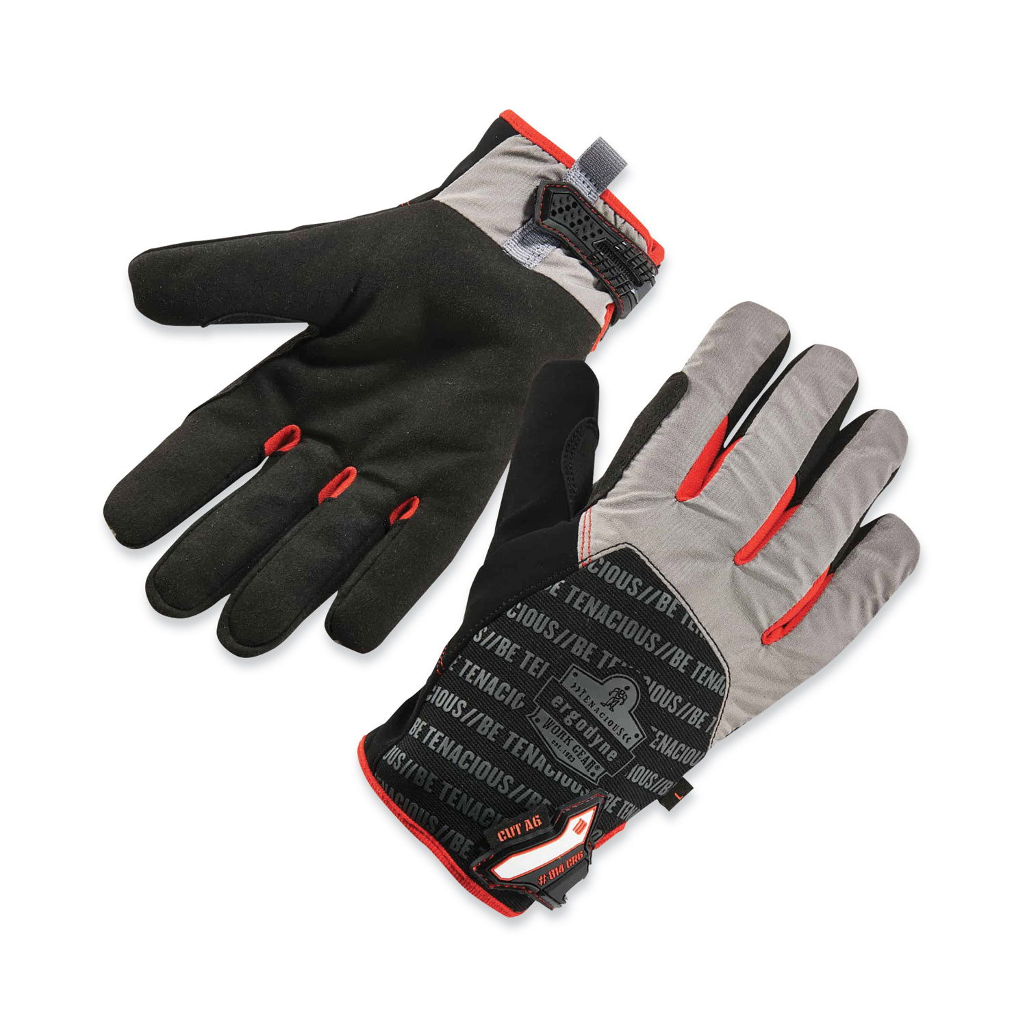 ProFlex 814CR6 Thermal Utility and CR Gloves, Black, Small, Pair