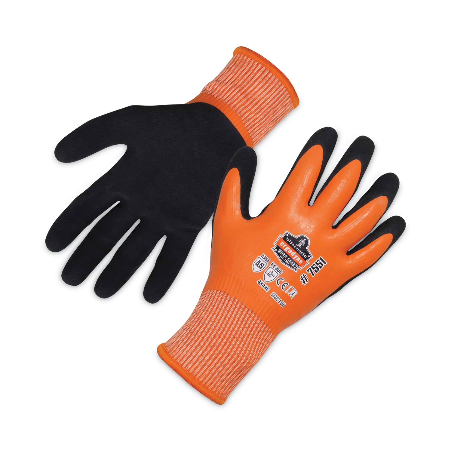 Milwaukee Cut Level 5 Resistant Dipped Work Gloves- See Dip Types & Sizes