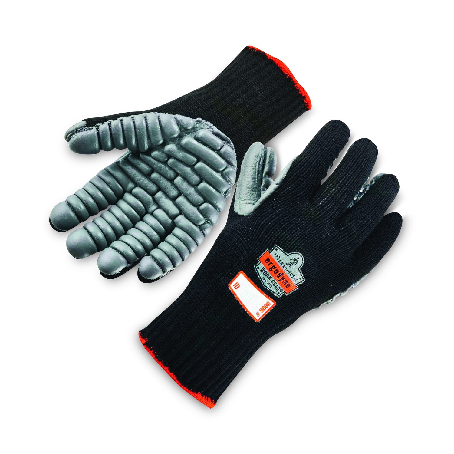 ProFlex 9000 Lightweight Anti-Vibration Gloves, EN388: 3343, Large, Black, Pair