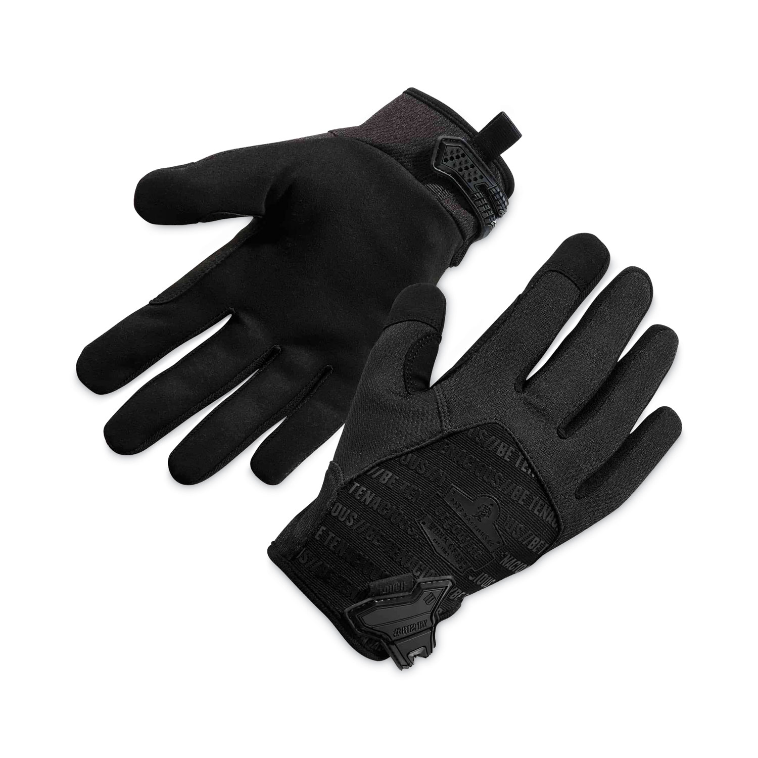 ProFlex 812BLK High-Dexterity Black Tactical Gloves, Black, Small, Pair