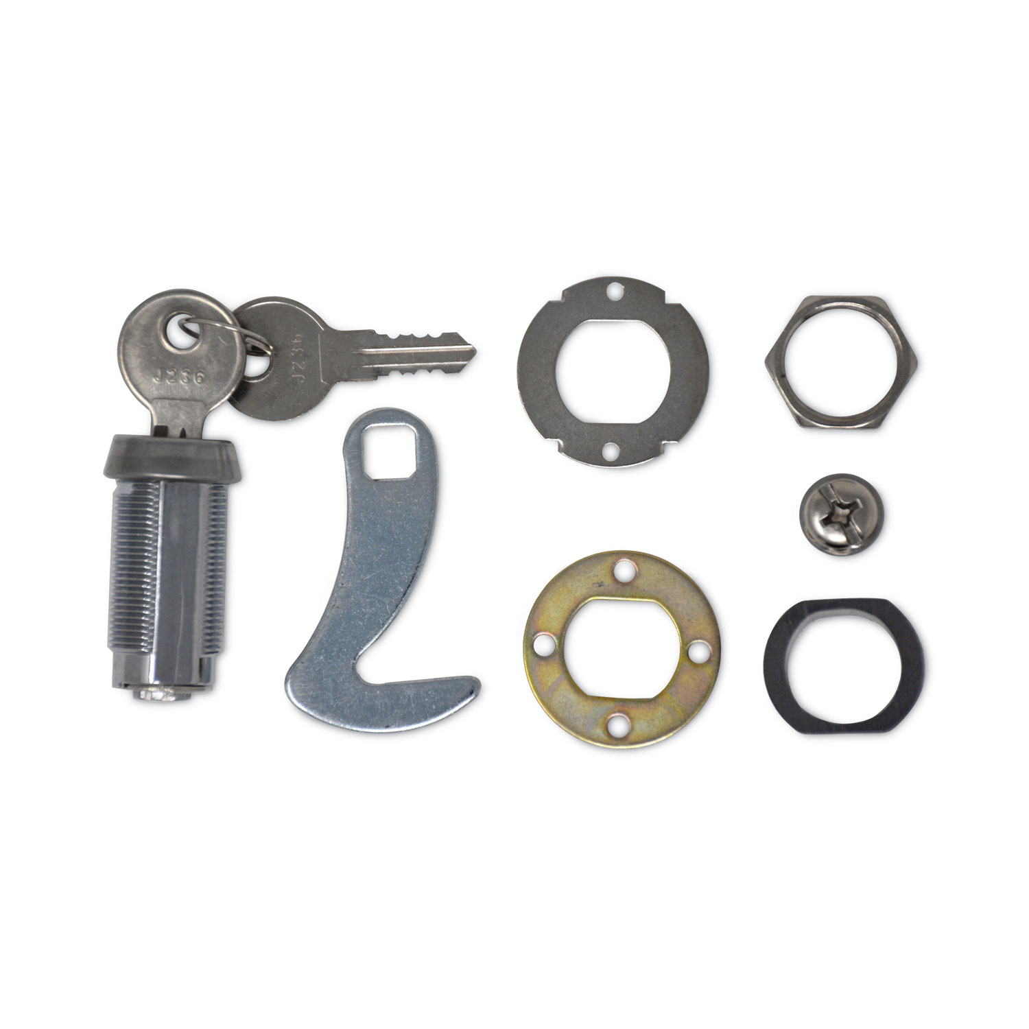 Plaza Container Replacement Parts, Keyed Cam Lock Kit with Two Keys