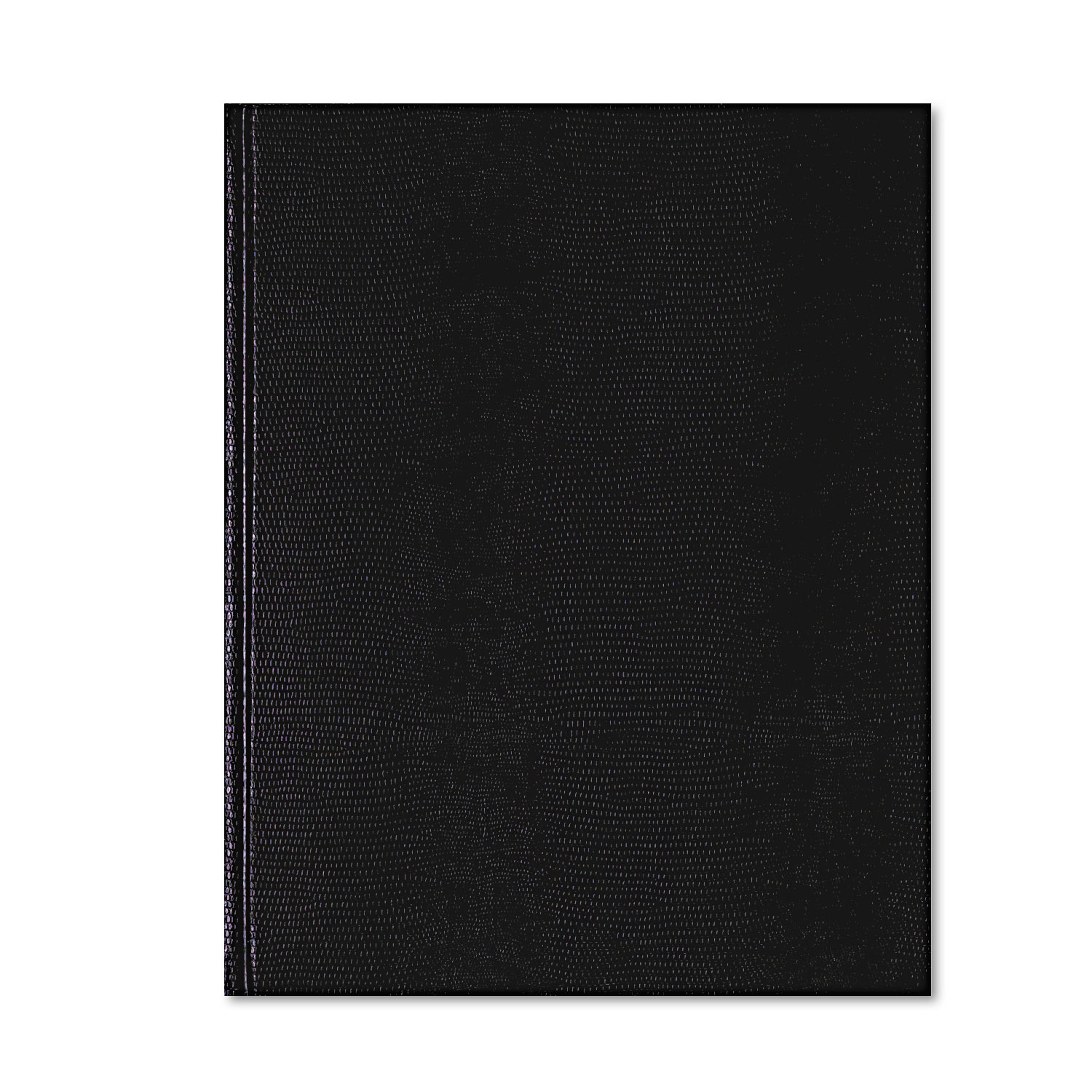 Executive Notebook, Medium/College Rule, Black Cover, 10 3/4 x 8 1/2, 75 Pages