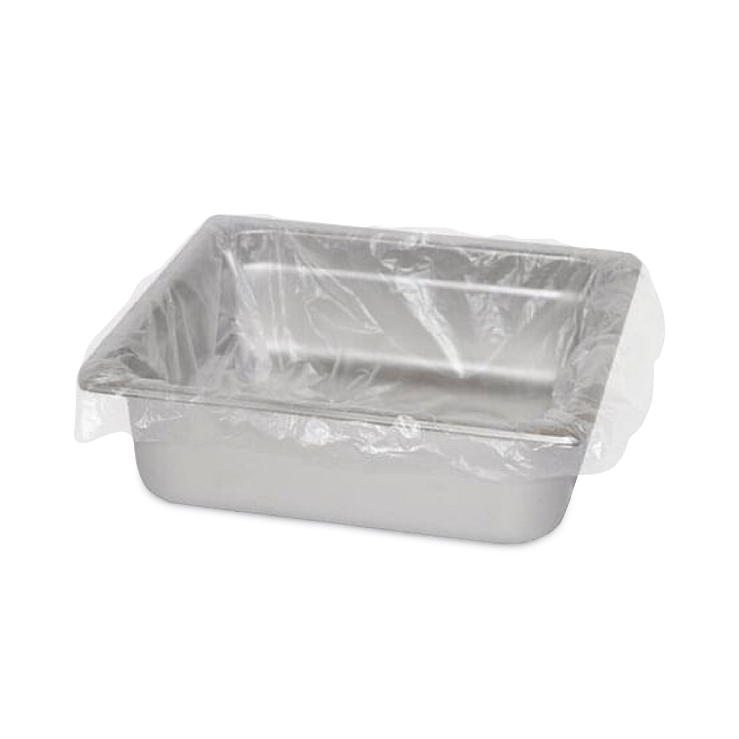 Steam Pan Liners for 1/3-Size Pans, Includes Twist-Ties, 18″ x 14″, Clear, 250/Carton