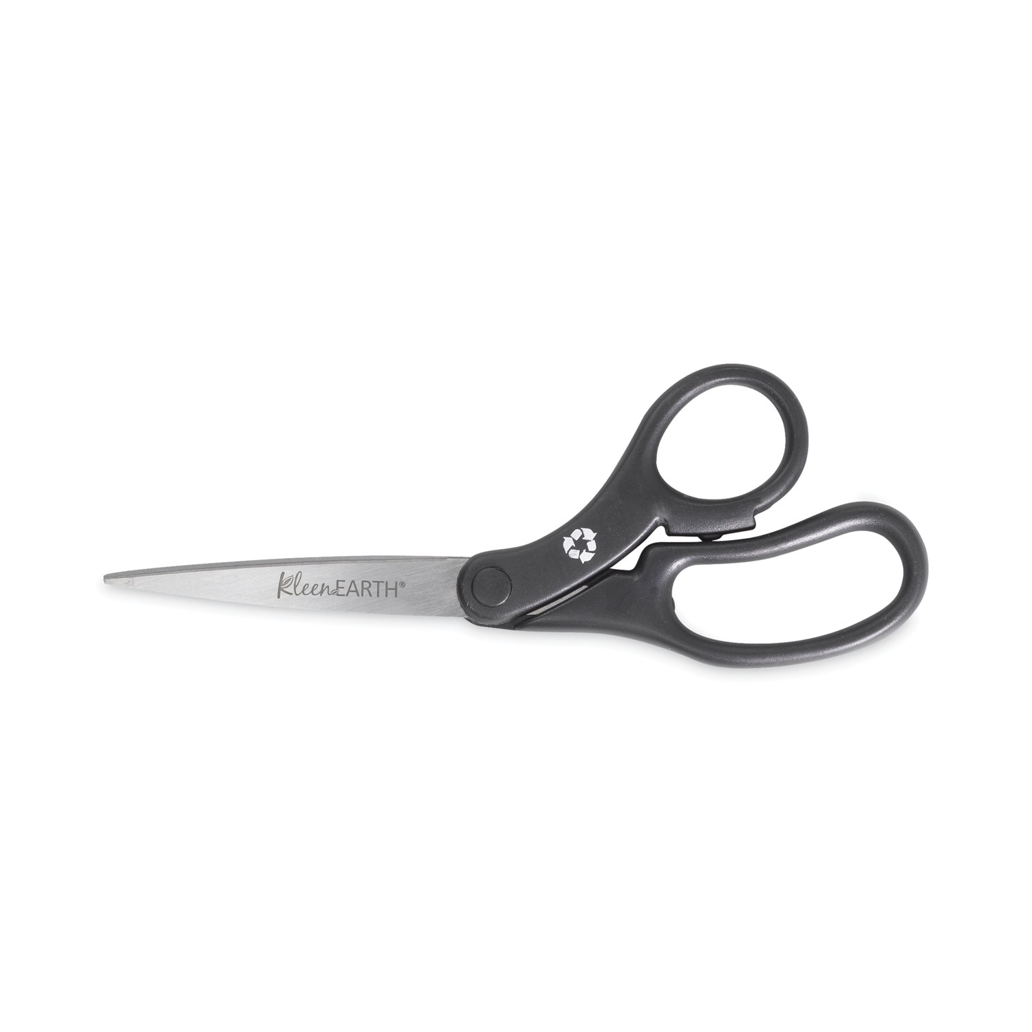 Titanium Bonded Scissors, 8 Long, 3.5 Cut Length, Gray/Yellow Offset  Handle - Zerbee