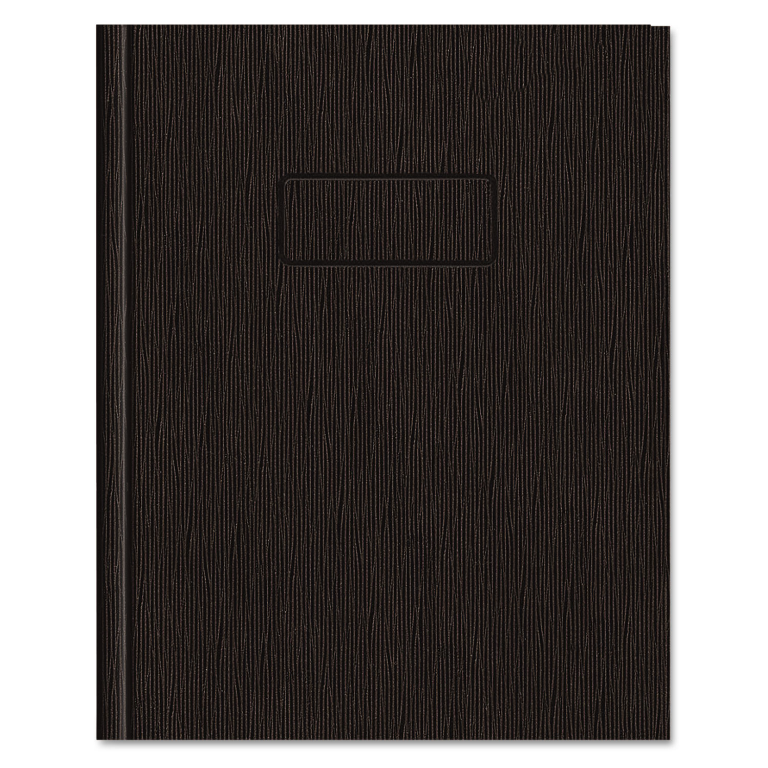 EcoLogix Professional Notebook, Medium/College Rule, Black, 9.25 x 7.25, 75 Pages