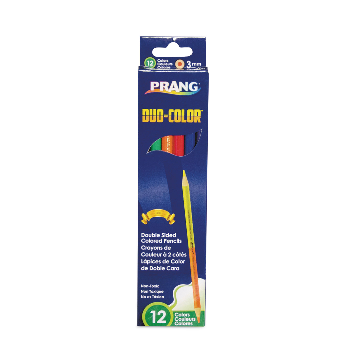 Prang Colored Pencil Set, 3.3 mm, 72 Bright Lead Barrel Colors NON-TOXIC 2  SETS