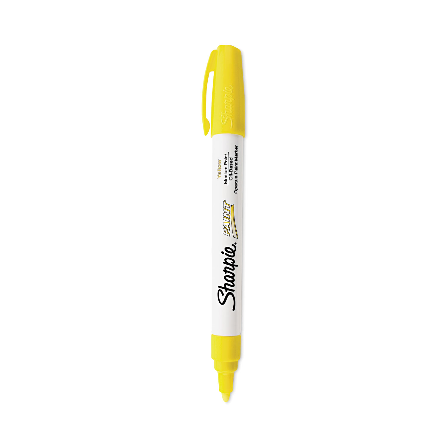 Permanent Paint Marker, Medium Bullet Tip, Yellow Reparto