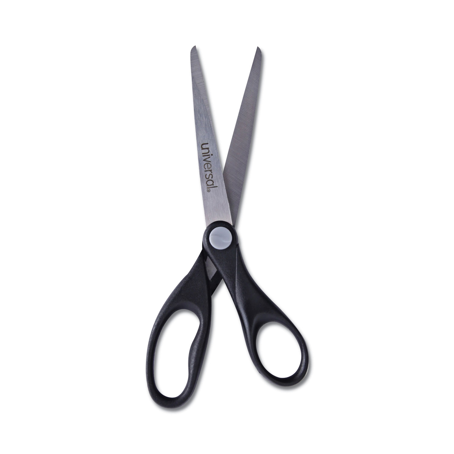 Design Line Straight Stainless Steel Scissors, 8 Long, 3.13 Cut Length,  Black Straight Handle - Office Express Office Products