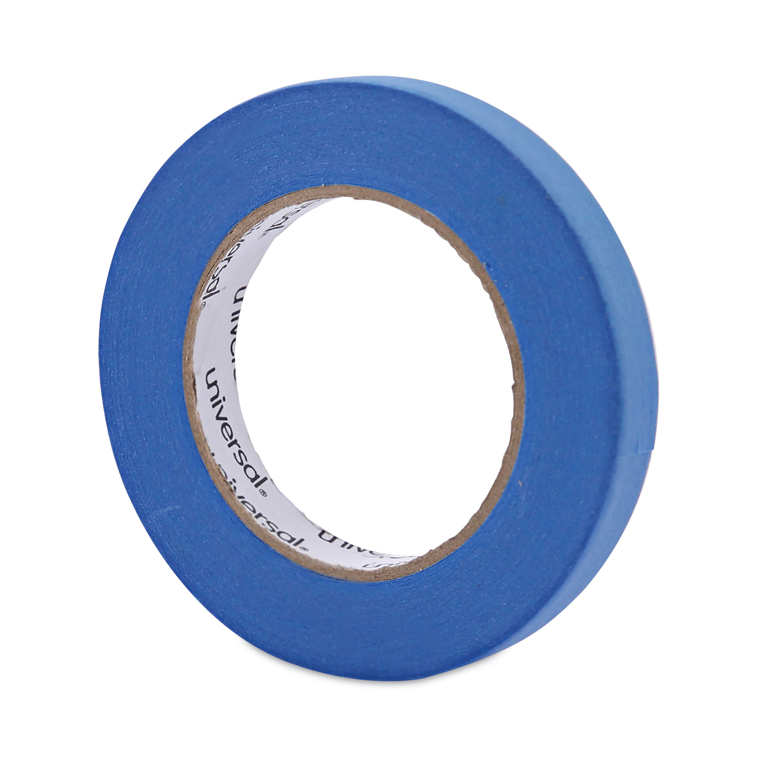 Universal Premium Blue Masking Tape w/Bloc-it Technology, 18mm x 54.8m, Blue, 2/Pack